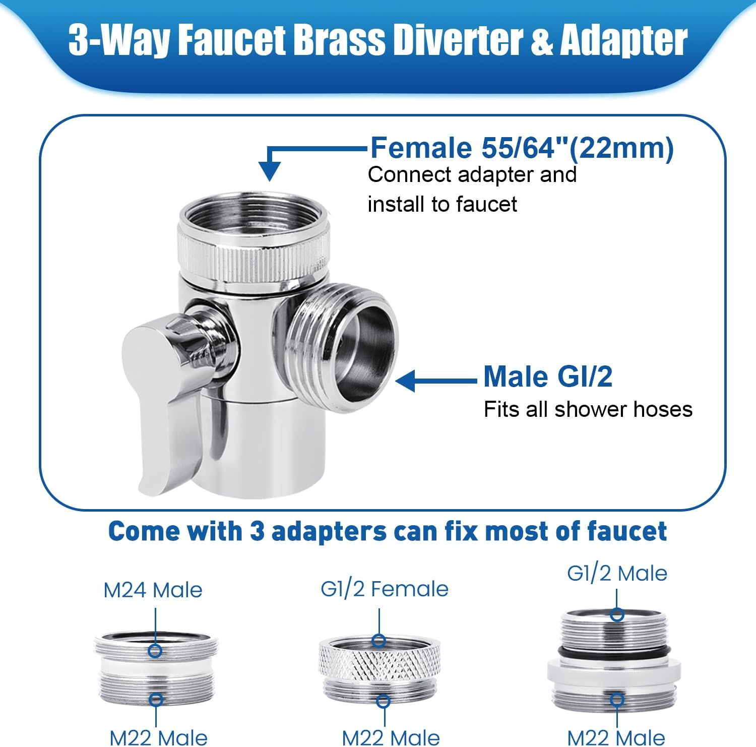 Sink Faucet Sprayer Attachment,Sink Shower Sprayer Attachment Set to Tub Faucet,Sink Extension Hose Sprayer for Hair Washing Pet Dog Shower image number 5