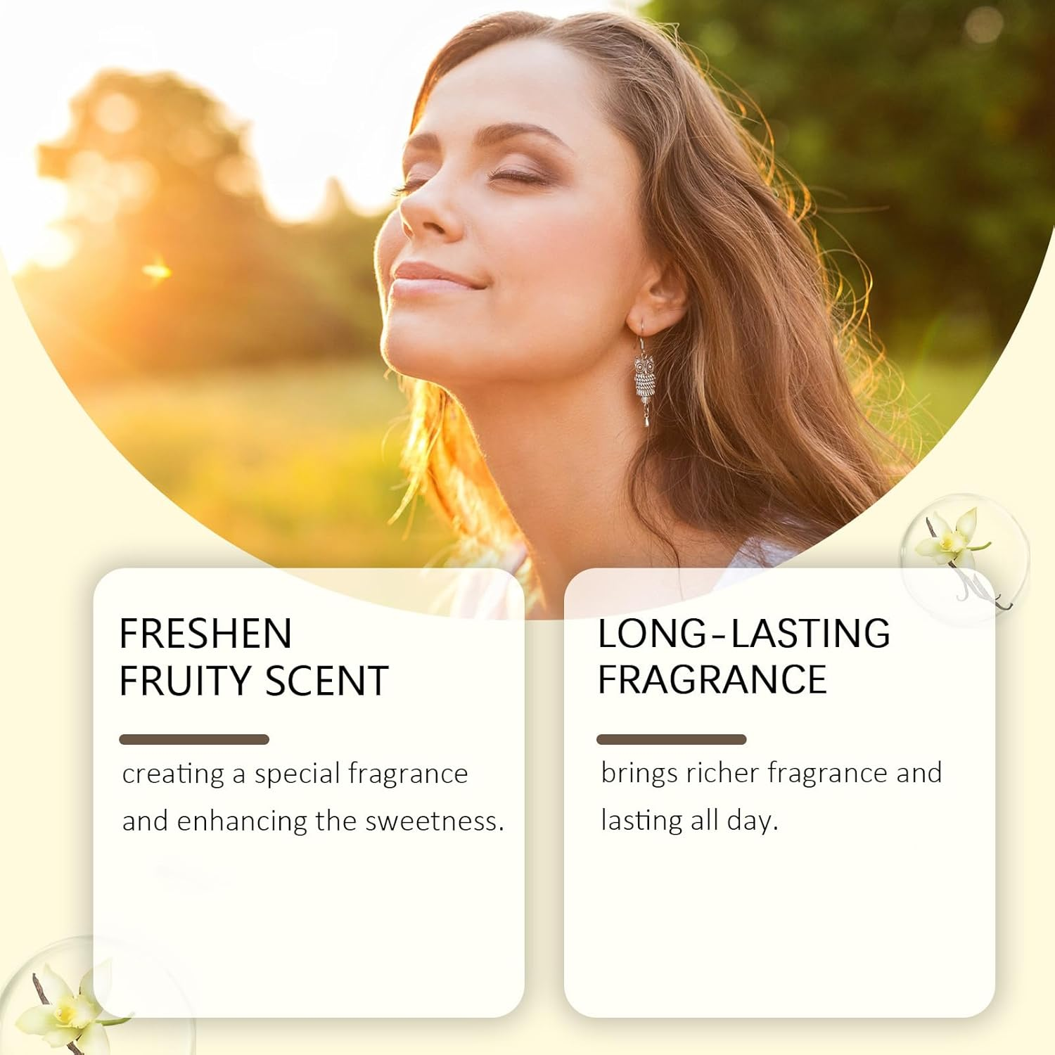 Vanilla Body Fragrance Spray, Hair and Body Mist for Women, Long Lasting Fragrance, Nourishing Hydrating, Travel Size, Lightweight (1Pcs) - 2Pcs image number 4