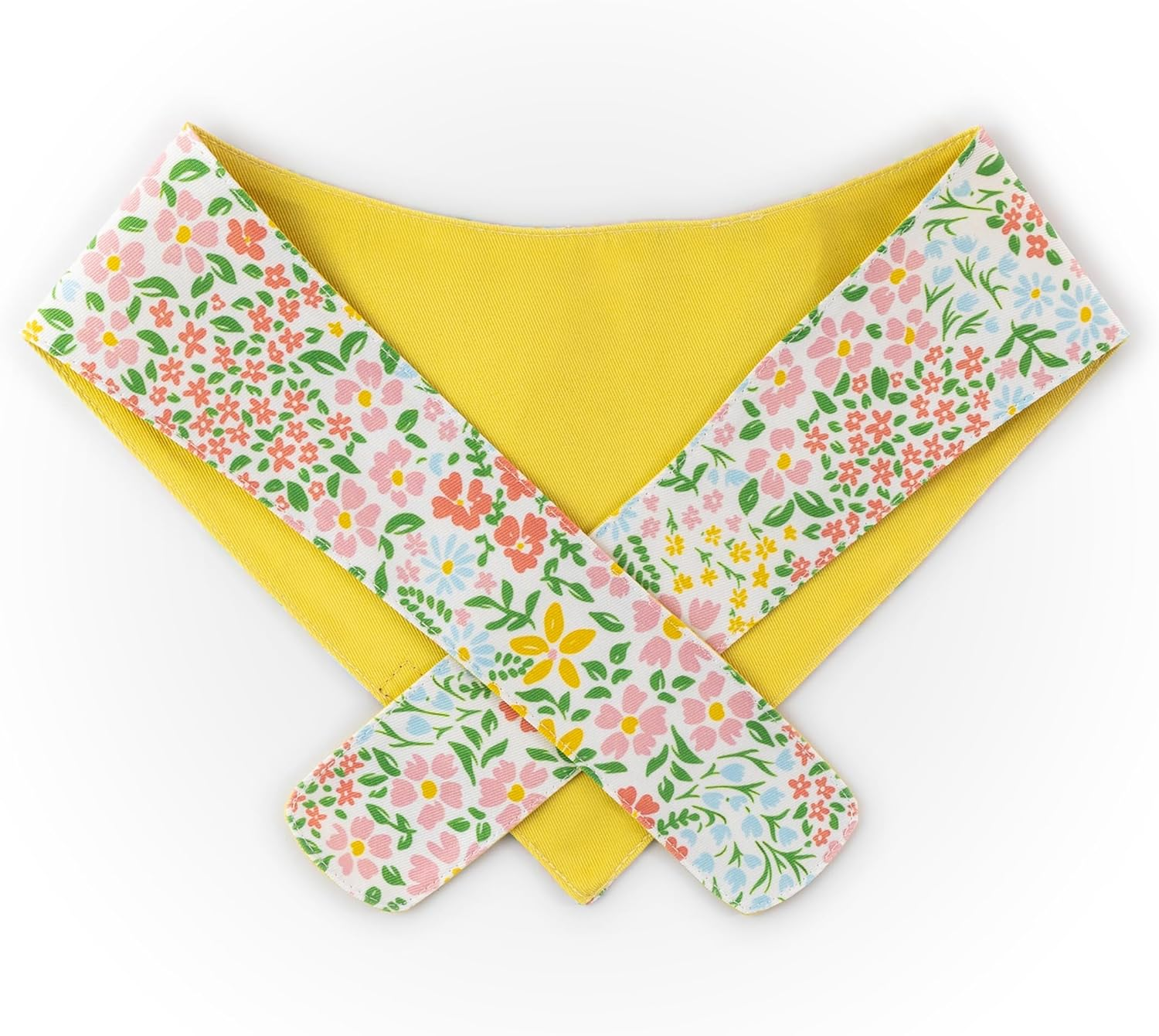 Paws Boutique Premium Dog Bandana/Scarf | Design: Spring Garden | Reversible Dual Layered/Sided | Small, Medium & Large Pets | Unique Style | Accessories for Puppies & Dogs (S)