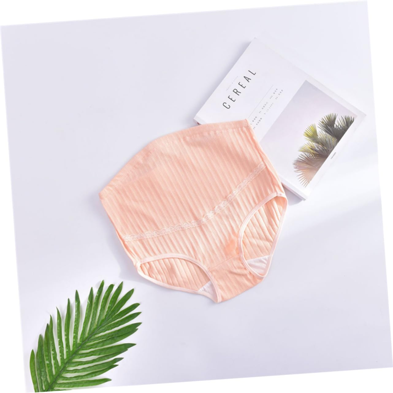 3Pcs High Waist Maternity Panties Cotton Comfortable Underwear for Pregnant Women Postpartum Wear image number 1