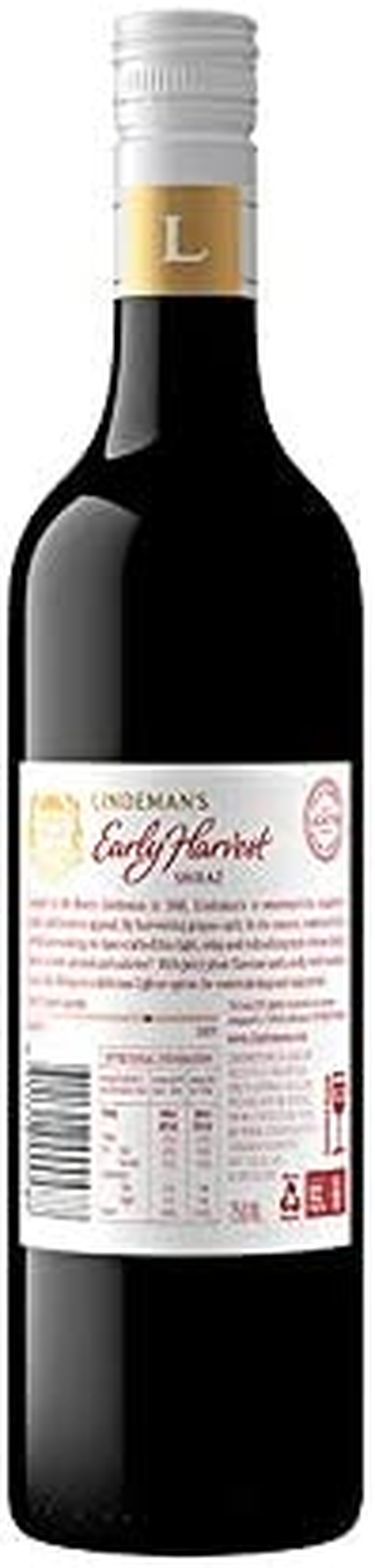 Lindeman'S Early Harvest Shiraz Wine 750 Ml (Case of 6) image number 3