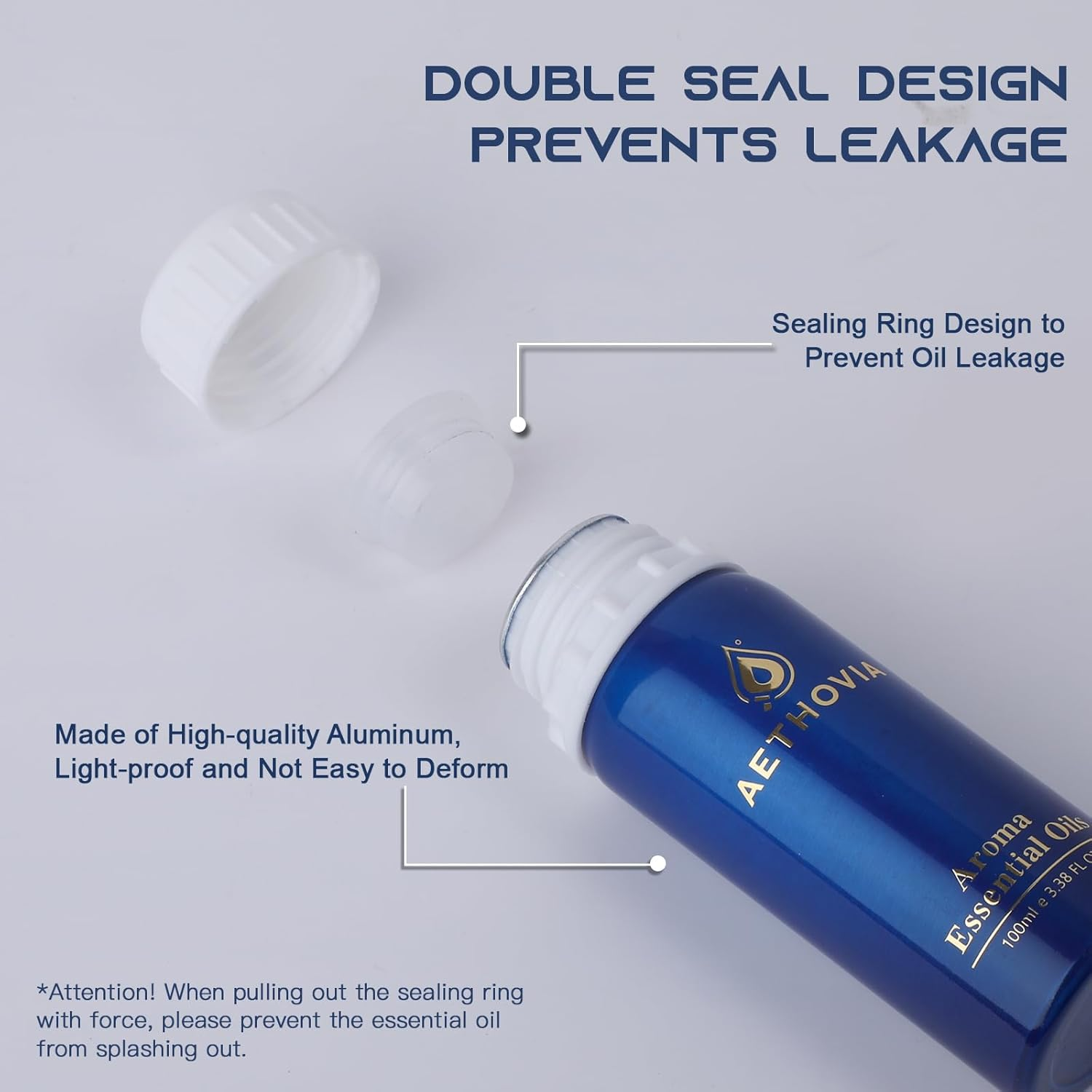 AETHOVIA 3.38 Fl. Oz Oud Wood Diffuser Oil - High Concentration of Natural Essential Oil, Long-Lasting Fragrance for Home Aroma Device, Meditation and Sleep Aid image number 6