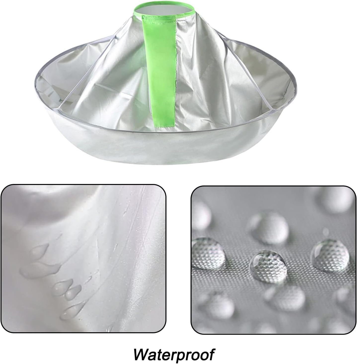 Waterproof Foldable Hair Cutting Cape with Umbrella Hair Catcher - Salon & Home Barber Cloak for Stylists, Men Women, Easy Clean Nylon