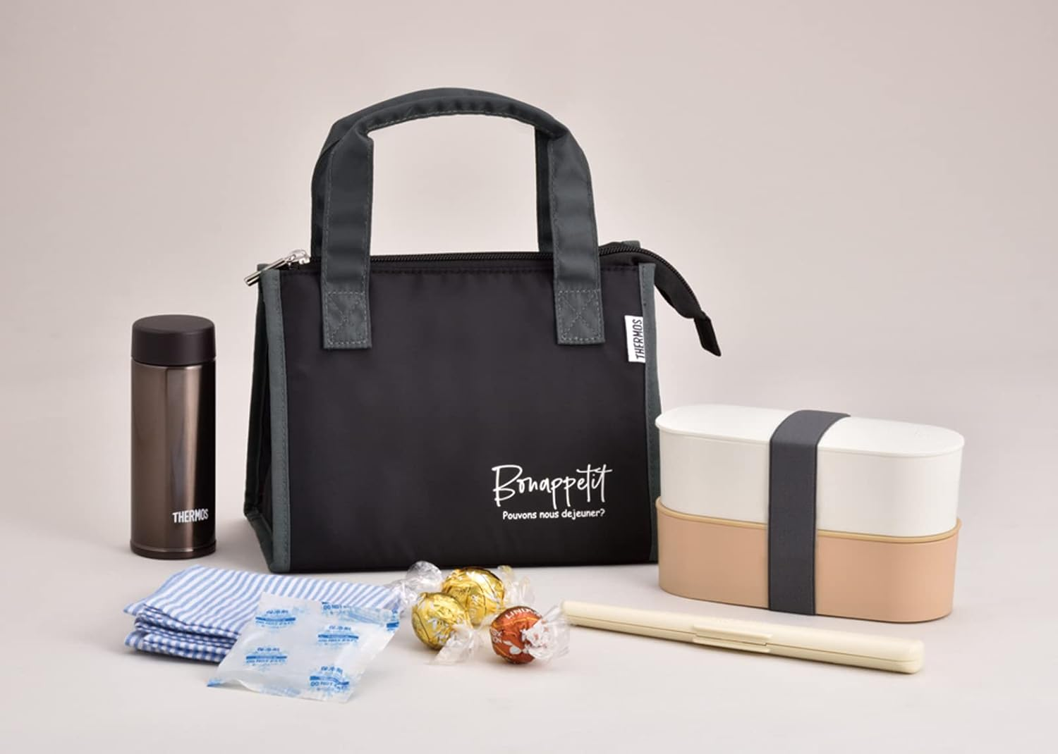 Thermos RFC-002 BK Insulated Lunch Bag, 2 L, Black