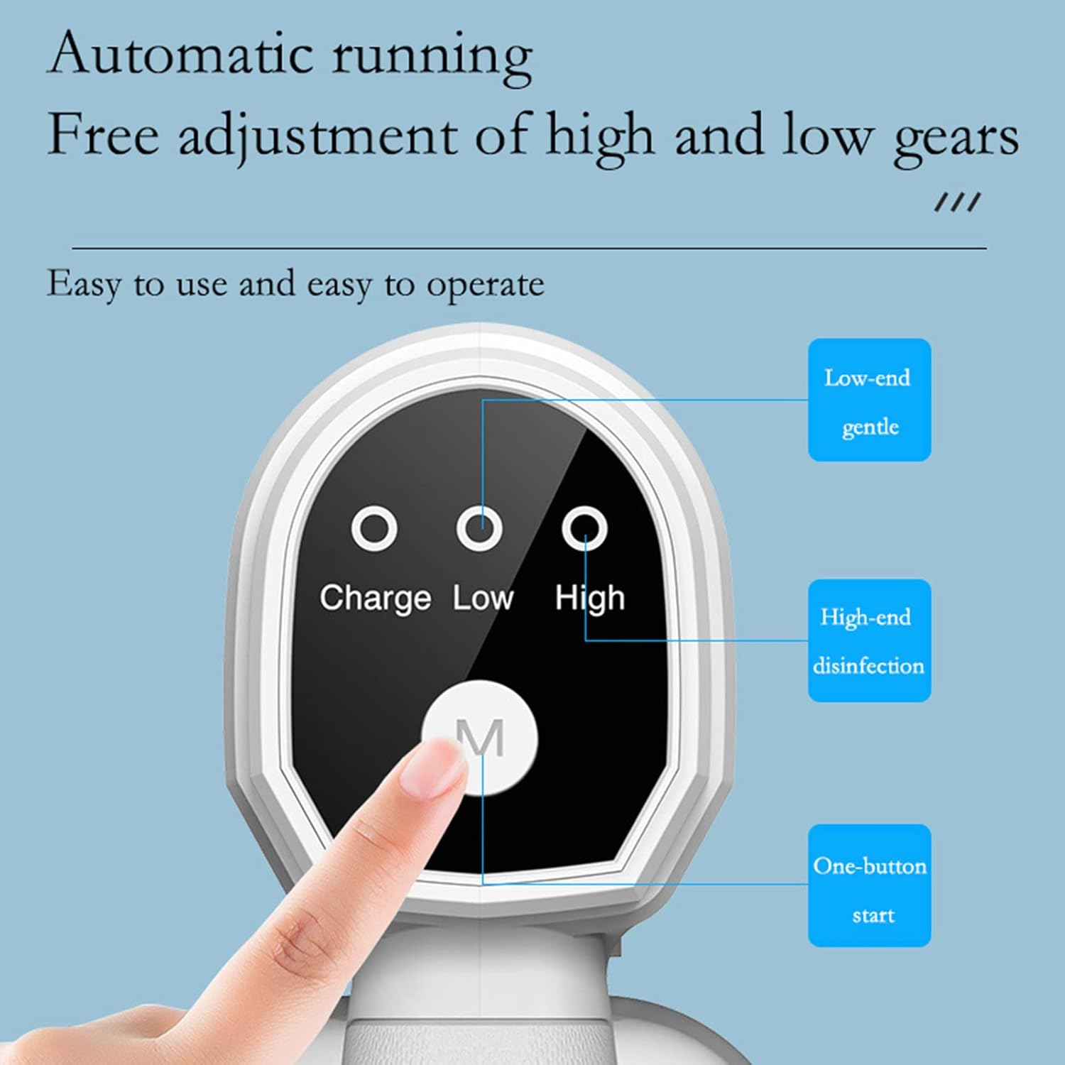 K5 Portable Handheld Blue Light Ant Atomizer Sprayer Wirel Mist Stream Fogger 380Ml Electric Sprayer Nozzle Air Humidifier for Ion Deodorization Air Humidification image number 3