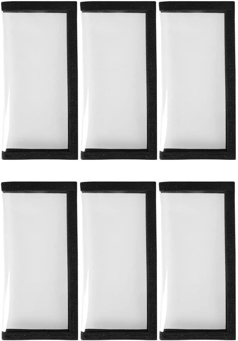 Jingfei 6Pcs Fishing Lure Wraps, Clear PVC Lure Covers Keeps Fishing Safe, Fishing Bait Cover See Lures,Fishing Covers