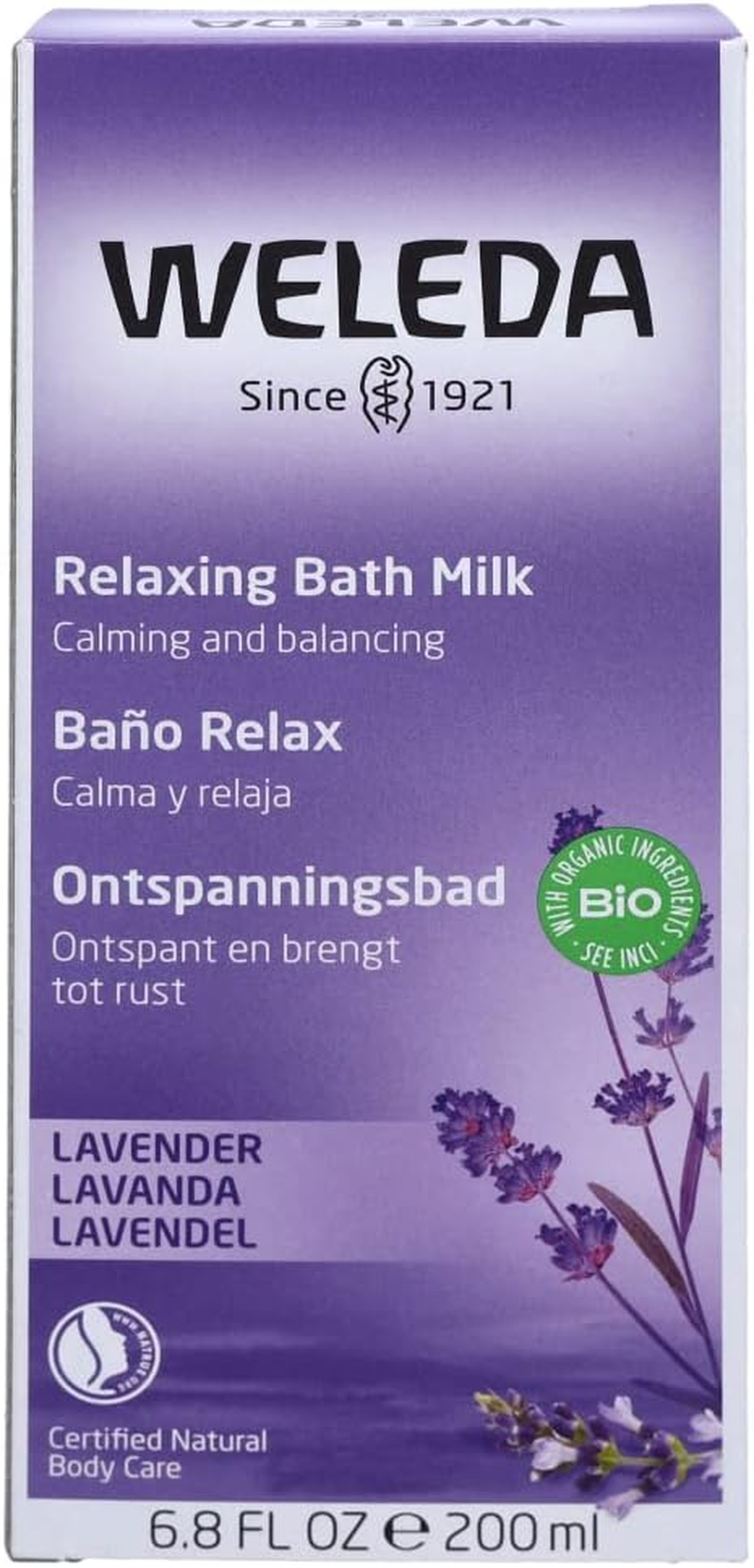 Weleda Lavender Relaxing Bath Milk 200Ml Case of 3 image number 3