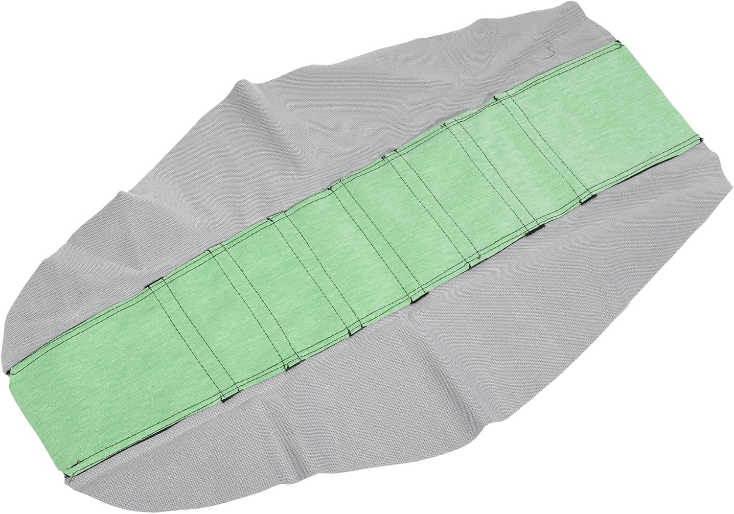 X AUTOHAUX Universal Motorcycle Pit Dirt Bike Faux Leather Soft Seat Cover anti Slip Seat Cushion Green Black image number 1