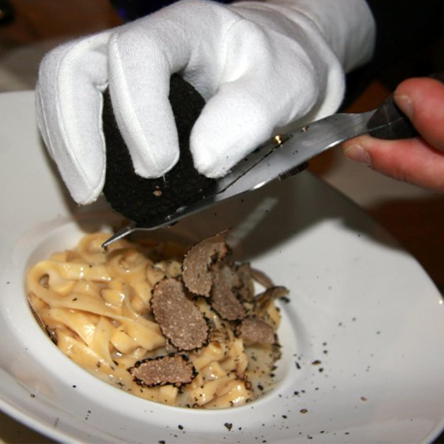 Slicer for Truffle, Stainless Steel Truffle Cheese Slicer, Truffle Slicer Cheese Chocolate Truffle Shaver Cutter, Truffle Cheese Slicer Grater, with Adjustable Blade, with Wooden Handle, for Mushrooms image number 3