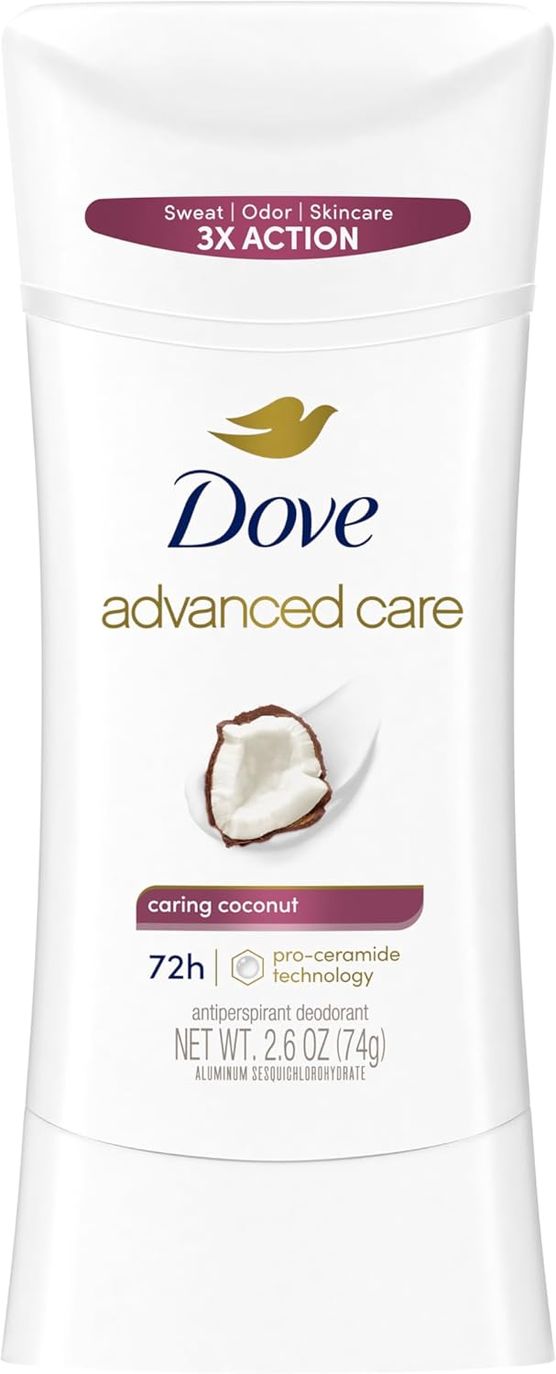 Dove Advanced Care Caring Coconut Anti-Perspirant Deodorant, 80Ml image number 6