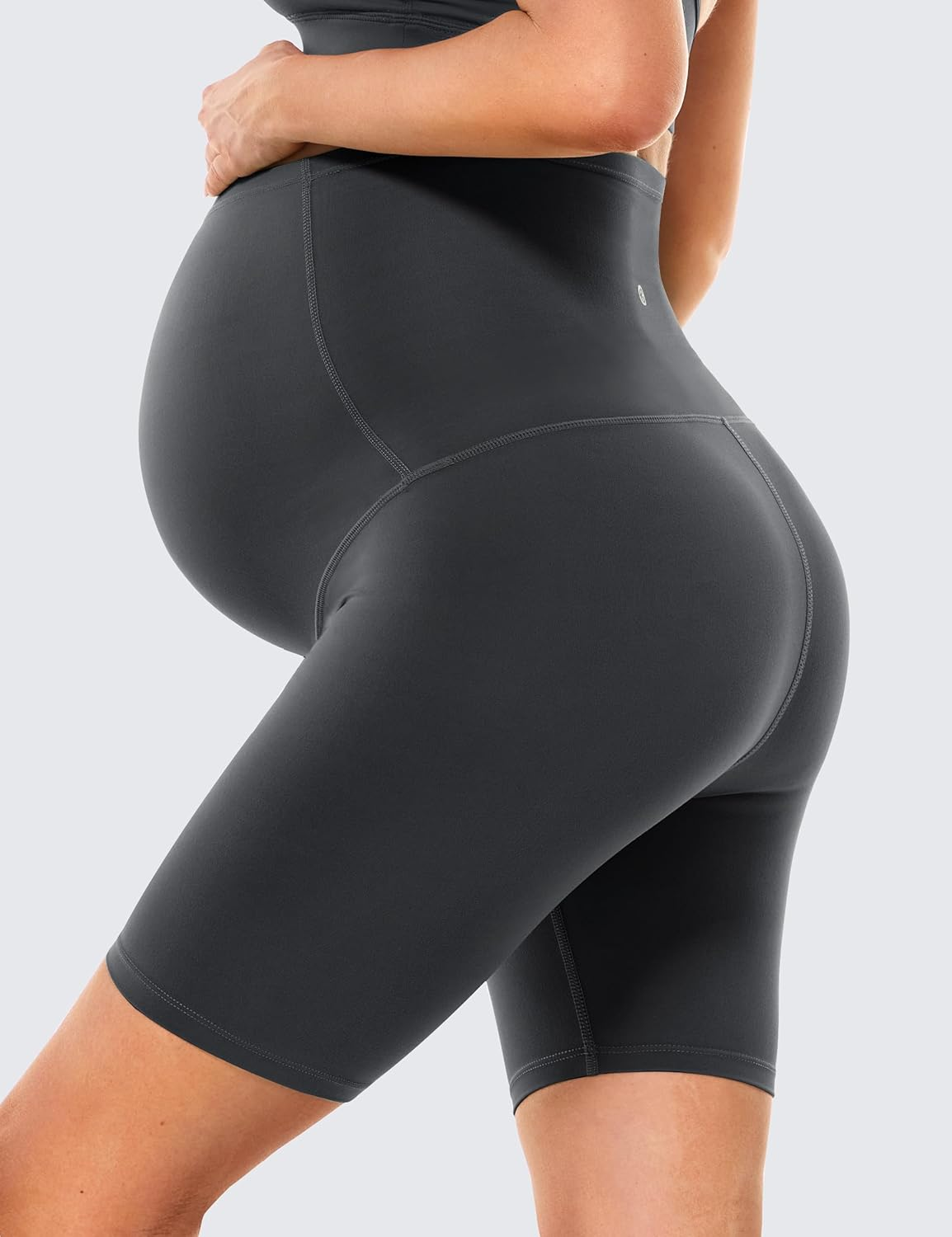 BAYDI Clouduxi Maternity Leggings Short - 15 Cm Maternity Trousers Women'S Pregnancy Shorts Yoga Pregnancy Leggings image number 3