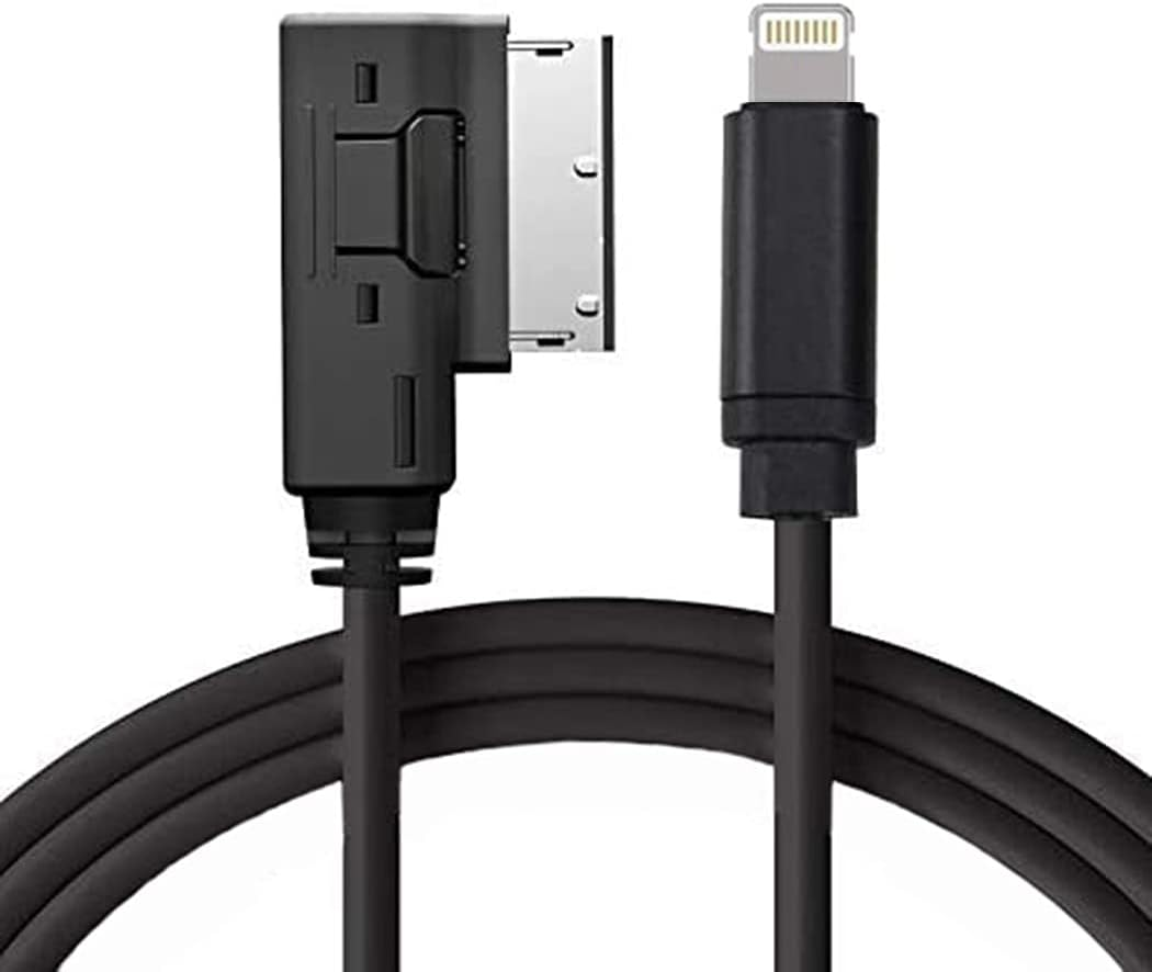 AMI MMI MDI Aux Interface Adapter Cord for Iphone 12 11 Xs Max XR X 8 7 6 Compatible with Audi A3/A4/A5/A6/A8/S4/S6/S8/TT, Car Audio Charging Dongle Compatible for VW Tiguan CC Magotan image number 5