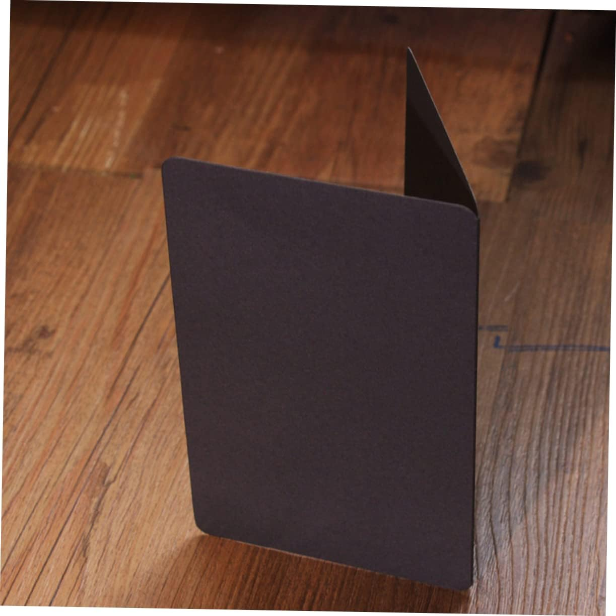 Operitacx 100Pcs Kraft Paper Cards Blank Greeting Cards for DIY Blessing Festival Messages image number 2