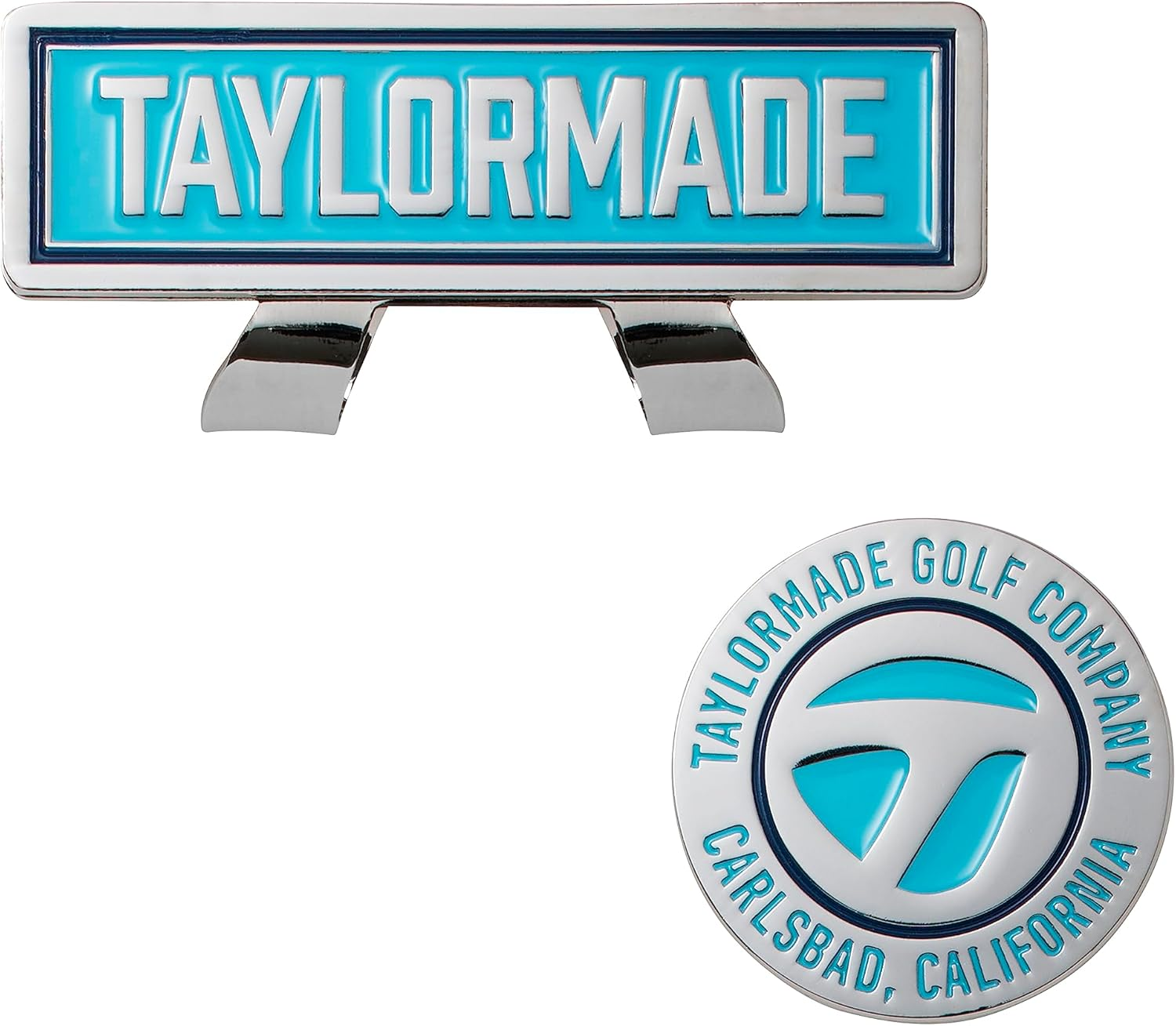 Taylormade TL217 23FW Metal T Emblem Cap Ball Marker White Unisex