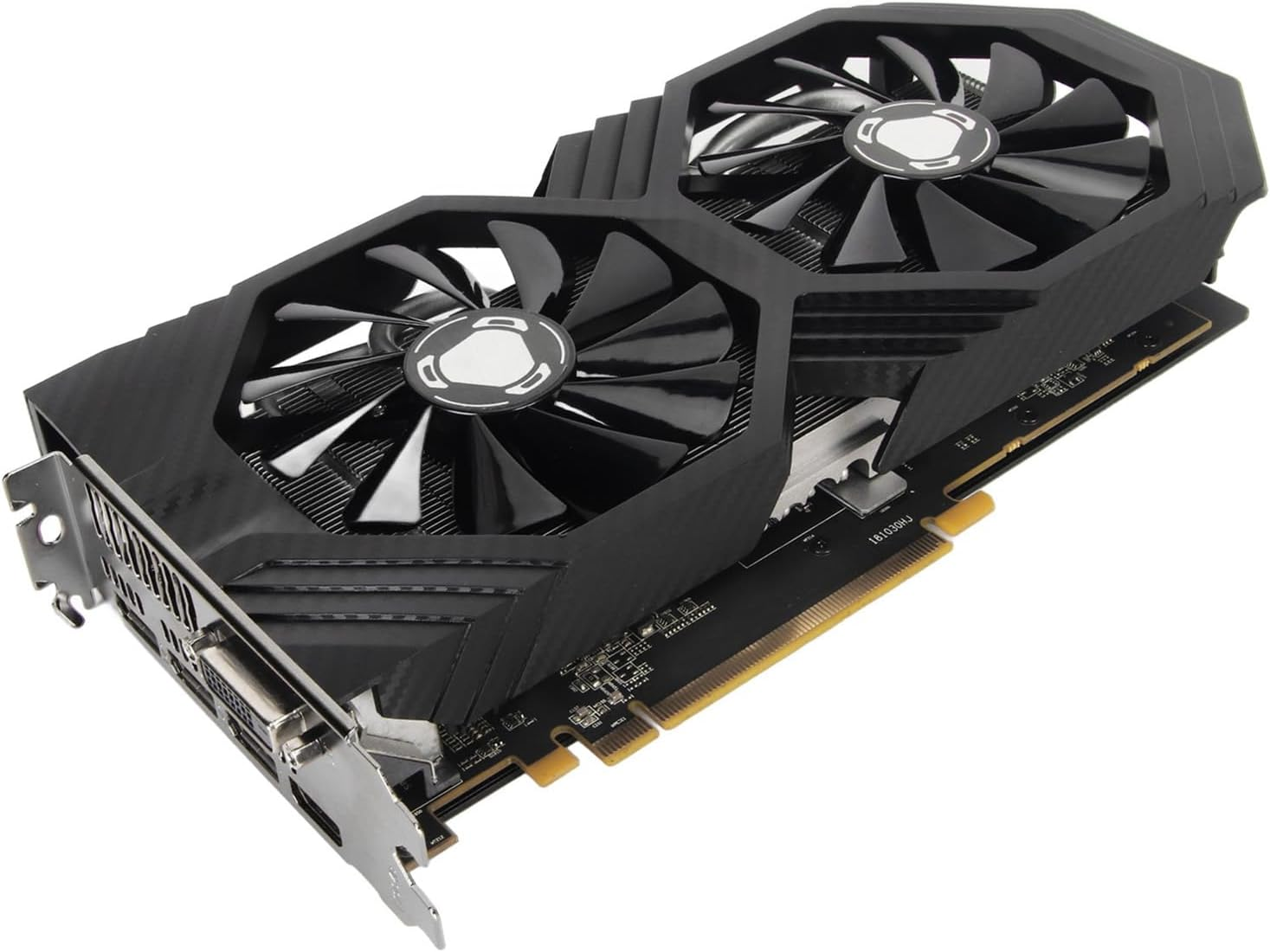 Radeon RX590 Graphics Card 8GB Video Card for Pc Gaming, GDDR5 256Bit, PCI Express 3.0 with Dual Fan, Displayport, DVI, Gaming Video Card for Desktop image number 3