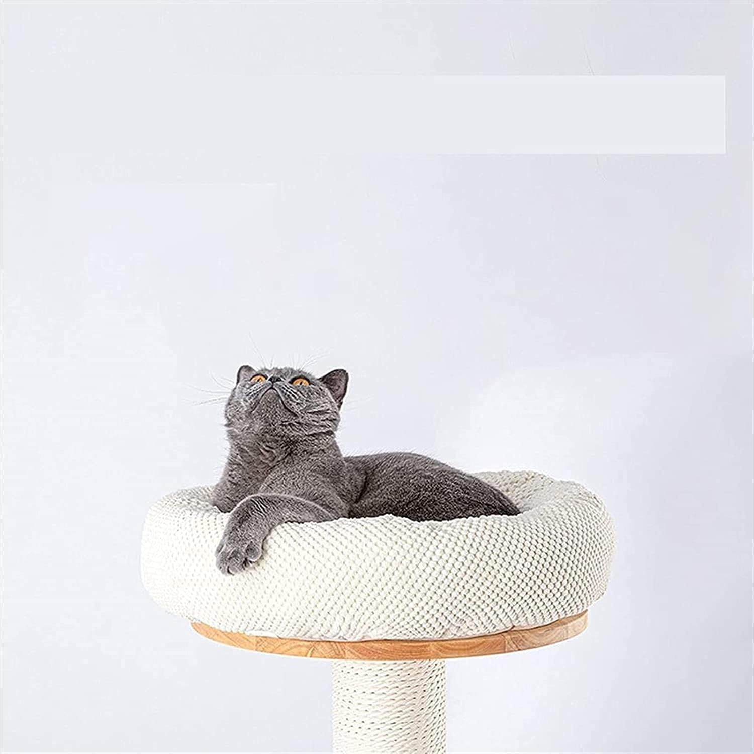 Stable Cat Tree Wear-Resistant Cat Tower Multilevel Play Climbing and Cat Condo with Platform Playground image number 1