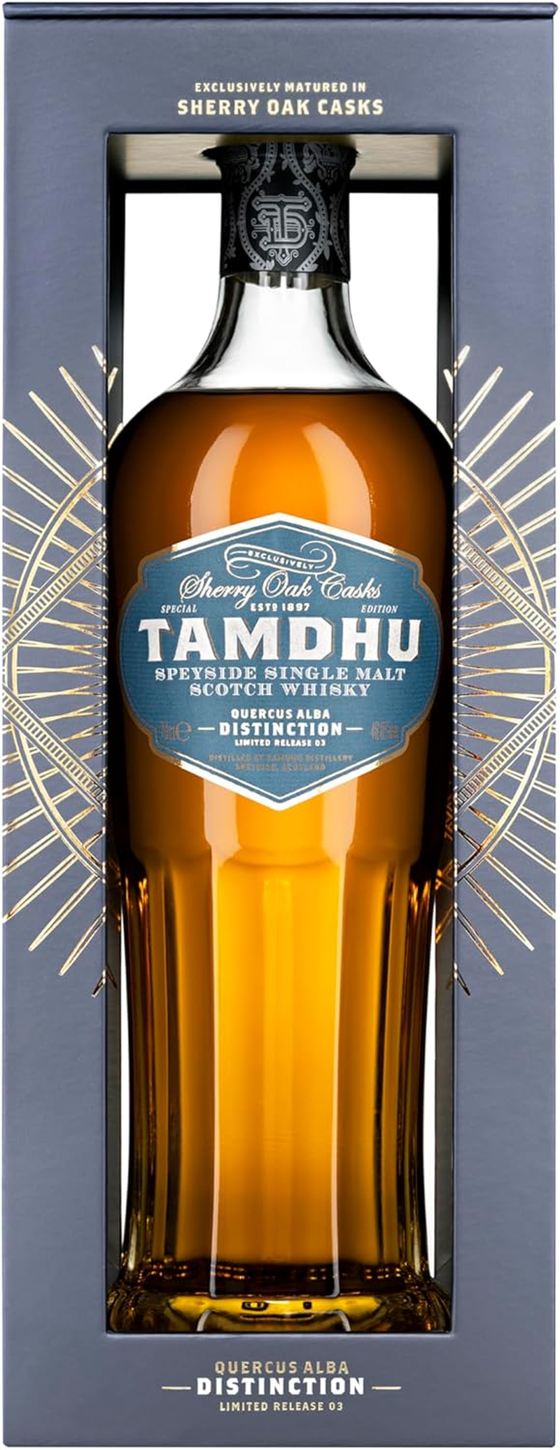 Tamdhu Quercus Alba Distinction Speyside Single Malt Scotch Whisky 700 Ml