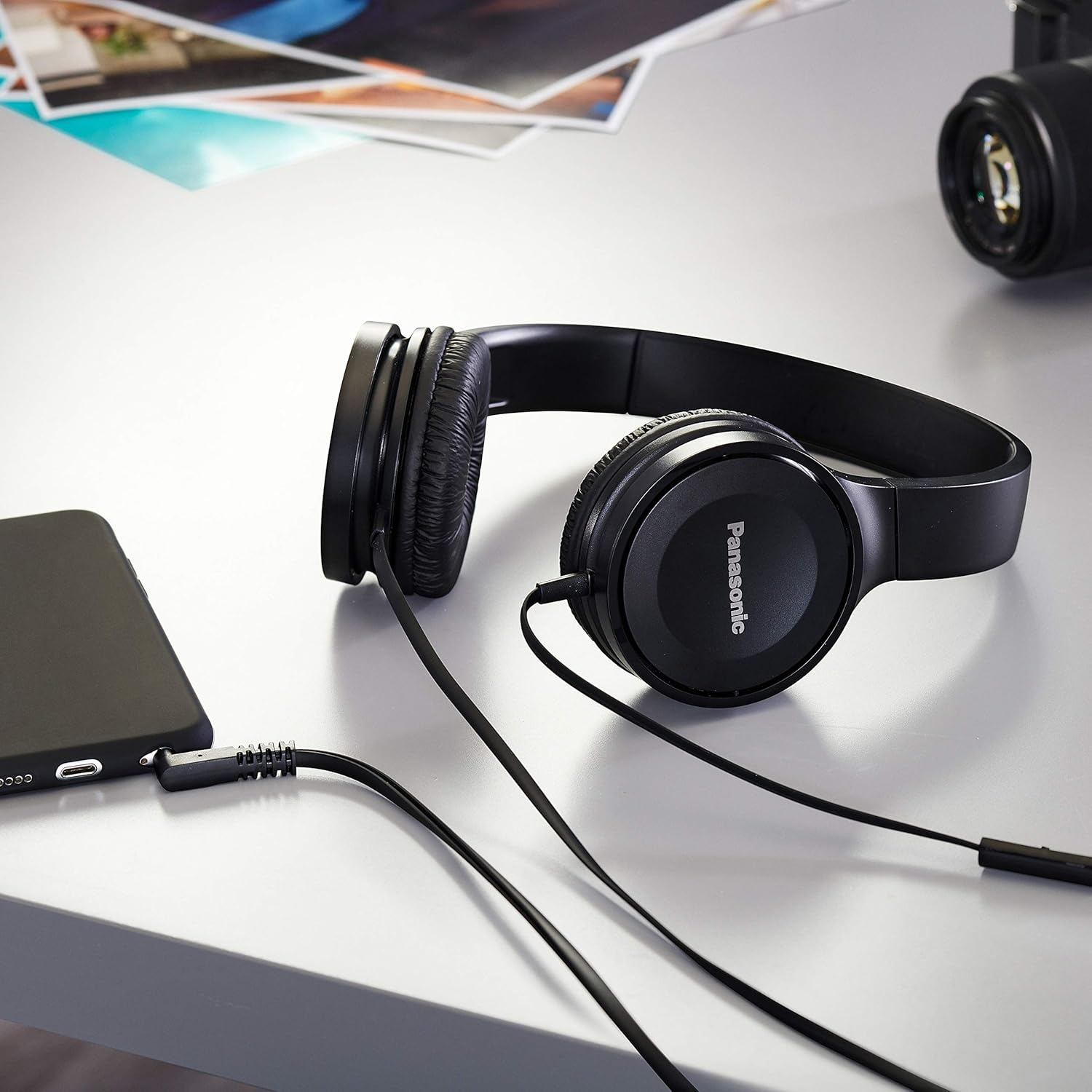 Panasonic RP-HF100ME Head-Band Monaural Wired Black Mobile Headset - M image number 4