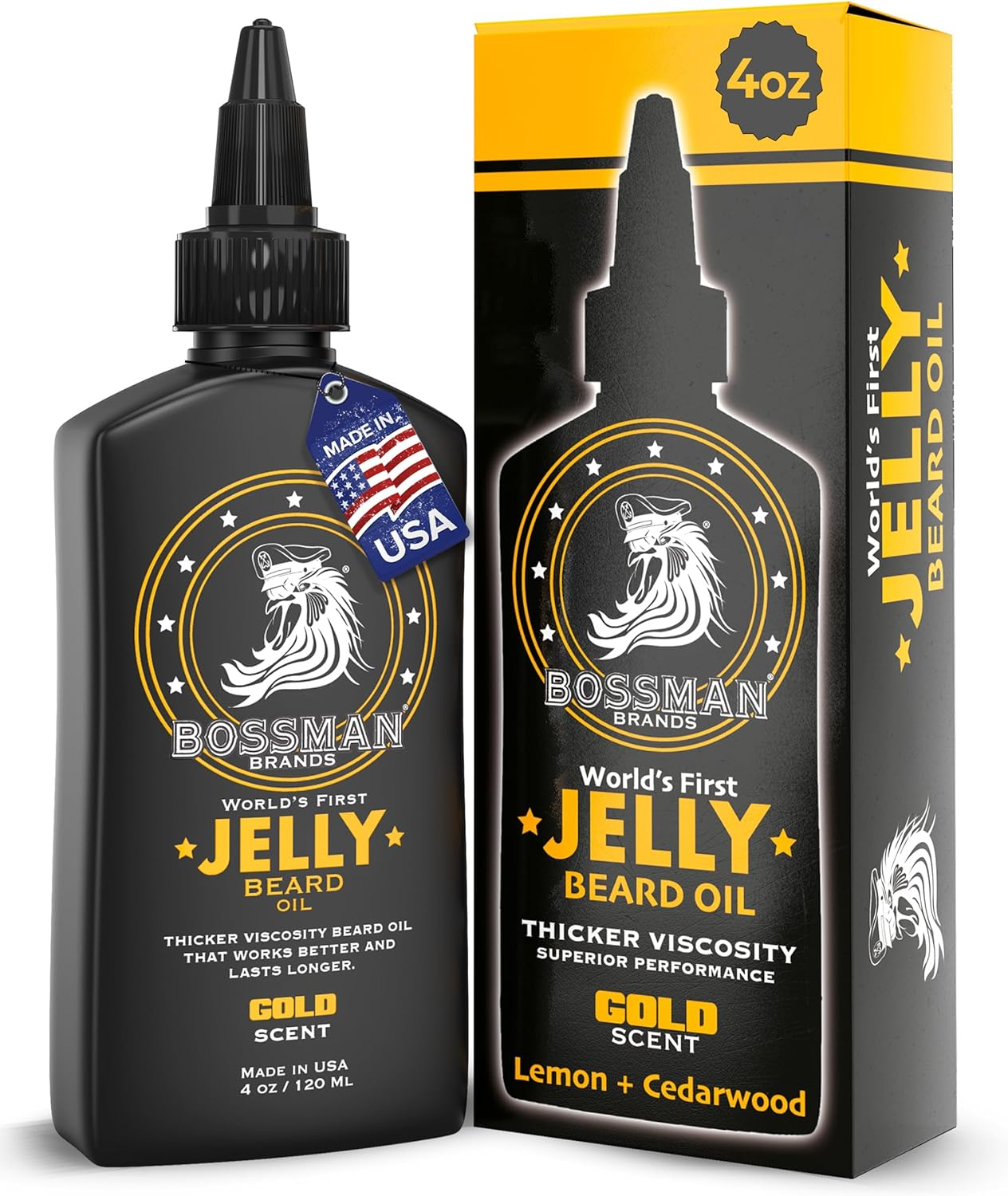 Bossman Gold Beard Jelly 4 Oz image number 3