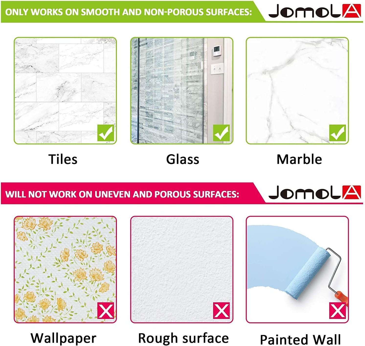 Toilet Paper Holder - JOMOLA Vacuum Suction Cup Toilet Paper Holder Bathroom Tissue Paper Stainless Steel Holder Toilet Paper Roll Dispenser Brushed Finish image number 5