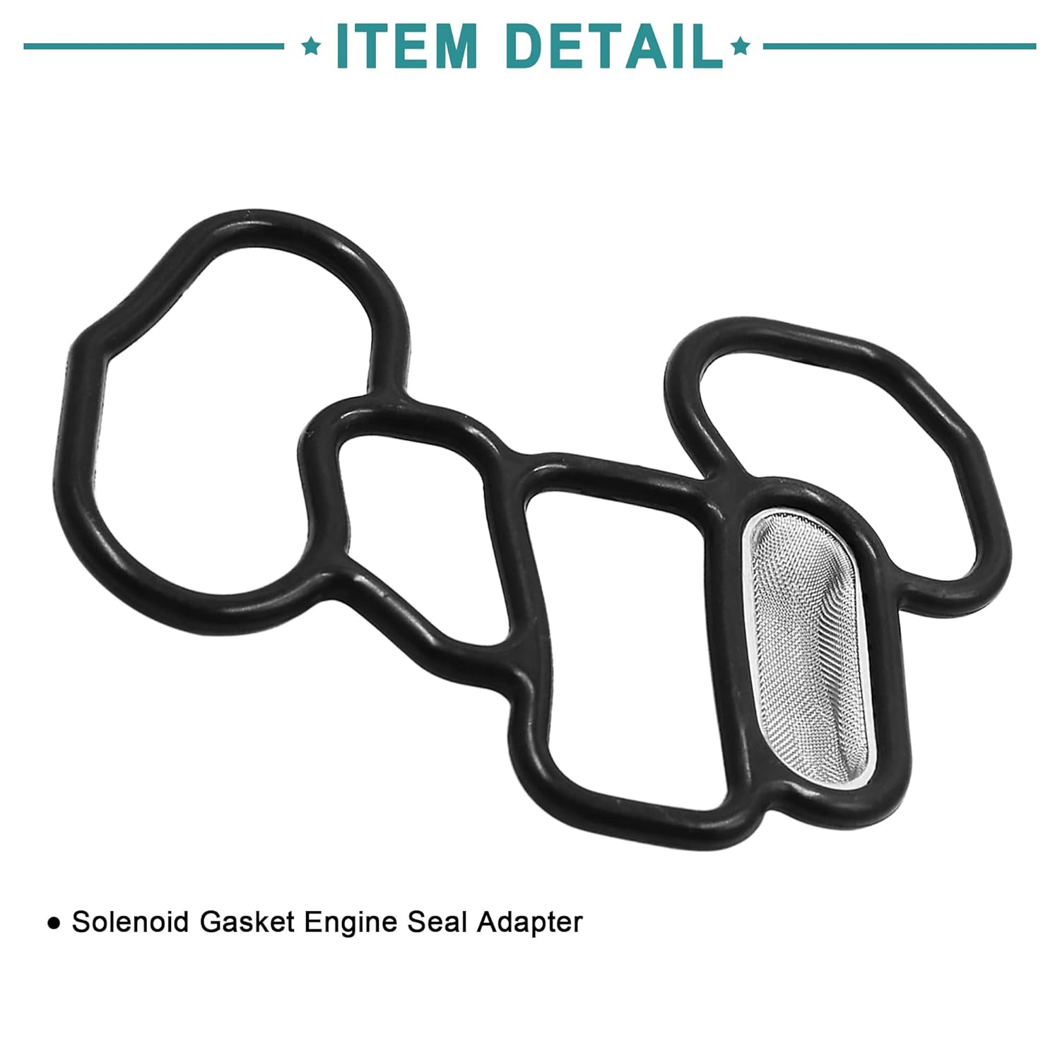 ACROPIX Seal Spool Valve Filter Solenoid Gasket Engine Seal Adapter Fit for Honda Odyssey - Pack of 1 Black image number 3