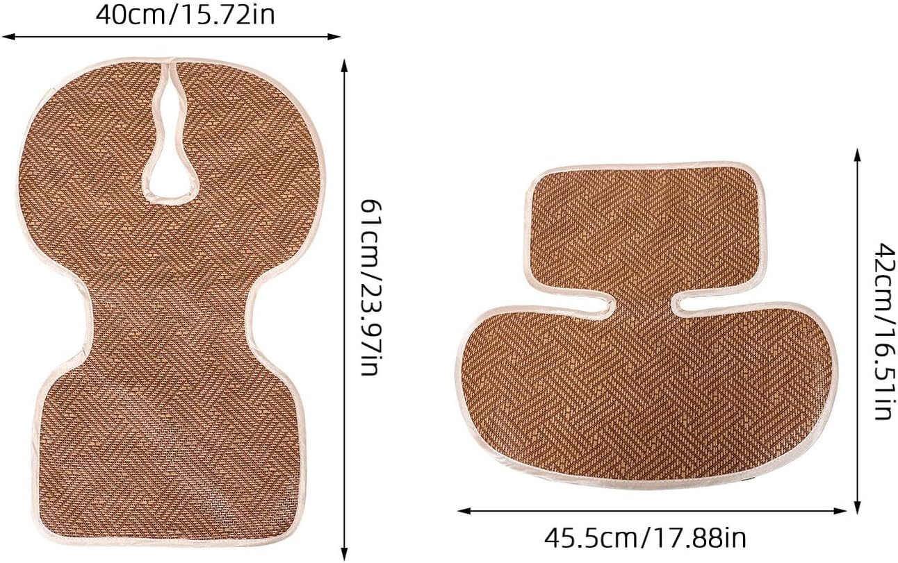 ERINGOGO Breathable Stroller Seat Cushion Rattan Seat Pad Universal Pram Liner Insert Soft Carriage Cushion Mat for Summer Use