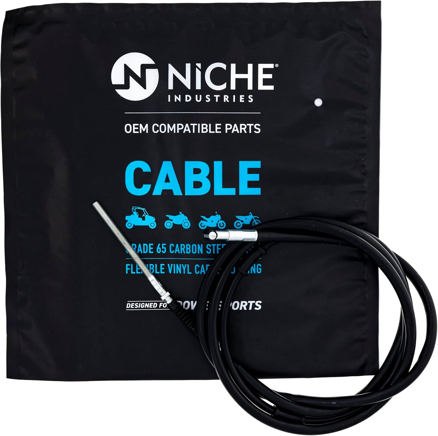 NICHE Rear Hand Brake Cable for Honda 43460-HP0-A00 43460-HM7-000 Rancher 350 TRX350 Foreman 400 500 TRX400 TRX500 image number 2