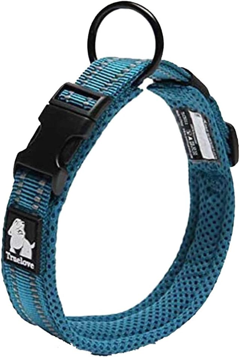 True Love Dog Training Collar TLC5011 Reflective Dog Collars (2XL, Fushcia)