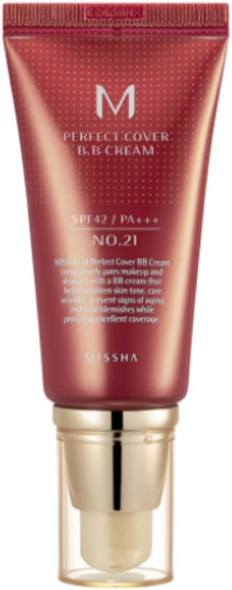Missha M Perfect Cover B.B Cream Care 27 Honey Beige 50 Ml image number 3