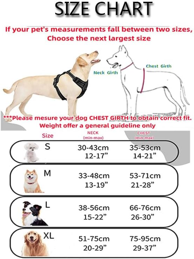 YAKESD No Pull Dog Harness, Adjustable Vest Harnesses for Hassle-Free Walking, Easy Control Reflective Puppy Vest for Small Medium Large Dogs（Blue，L） image number 5