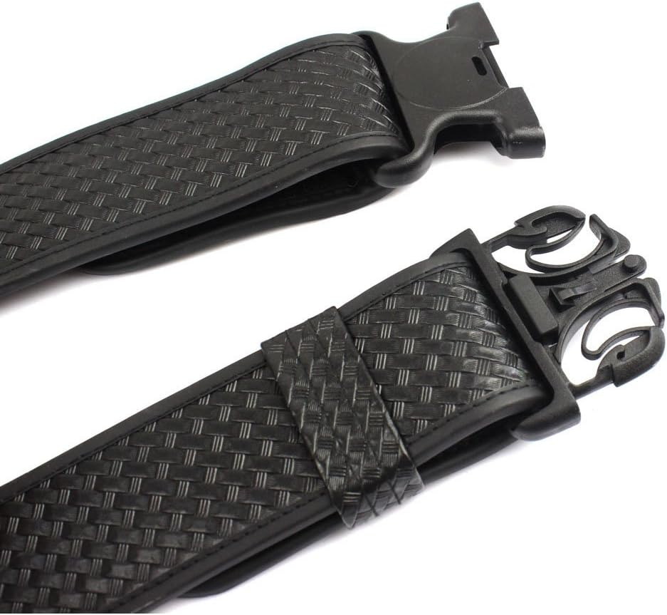 ROCOTACTICAL Basketweave Police Duty Belt, Web Duty Belt with Loop Liner