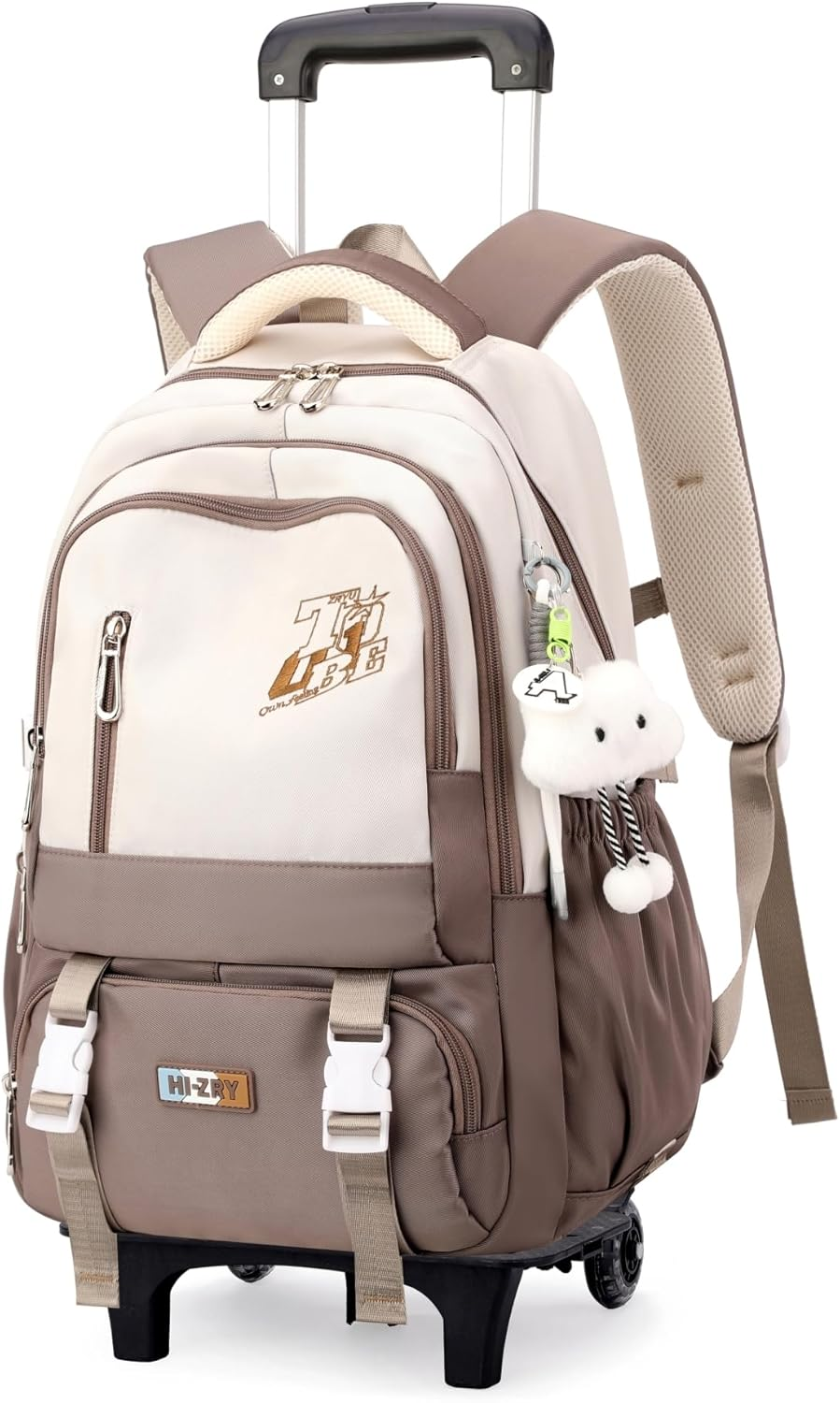 GRUOTEIS Kids Rolling Backpack for Teen Girls Boys School Bag Backpack with Wheels