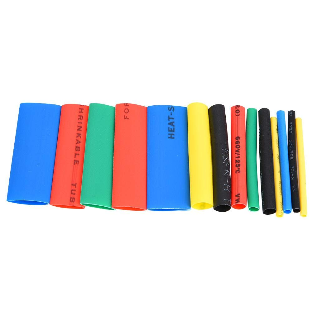 Heat Shrink Tube, 530Pcs Polyolefin Electrical Cable Wire Kit Set Insulated Shrinkable Tubing for Colour Coding, Mechanical Protectio image number 5