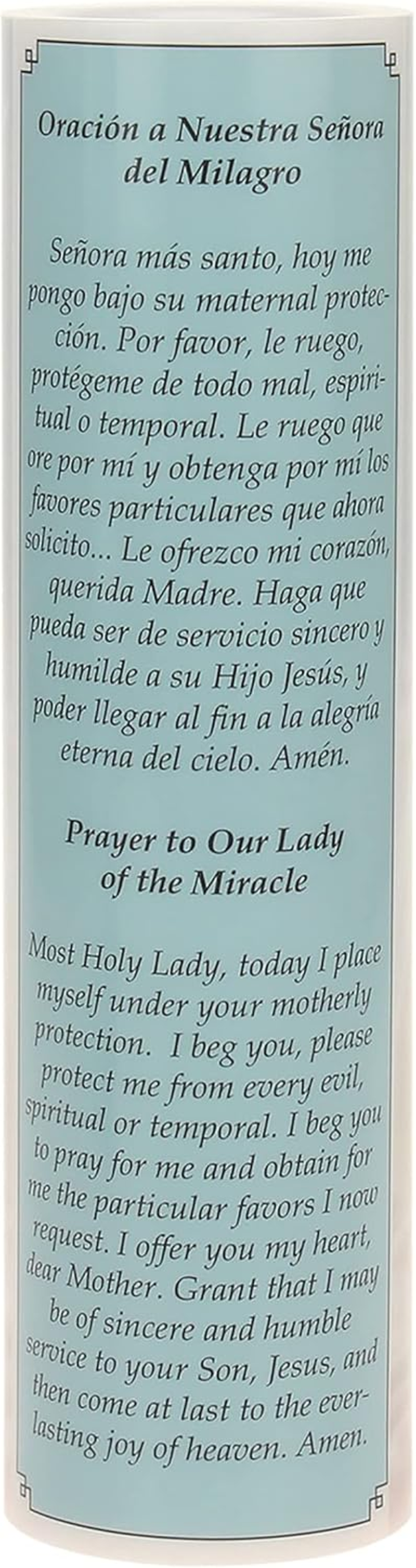 Stonebriar Lady of Miracles Flameless LED Devotional - Holy Spirit image number 4