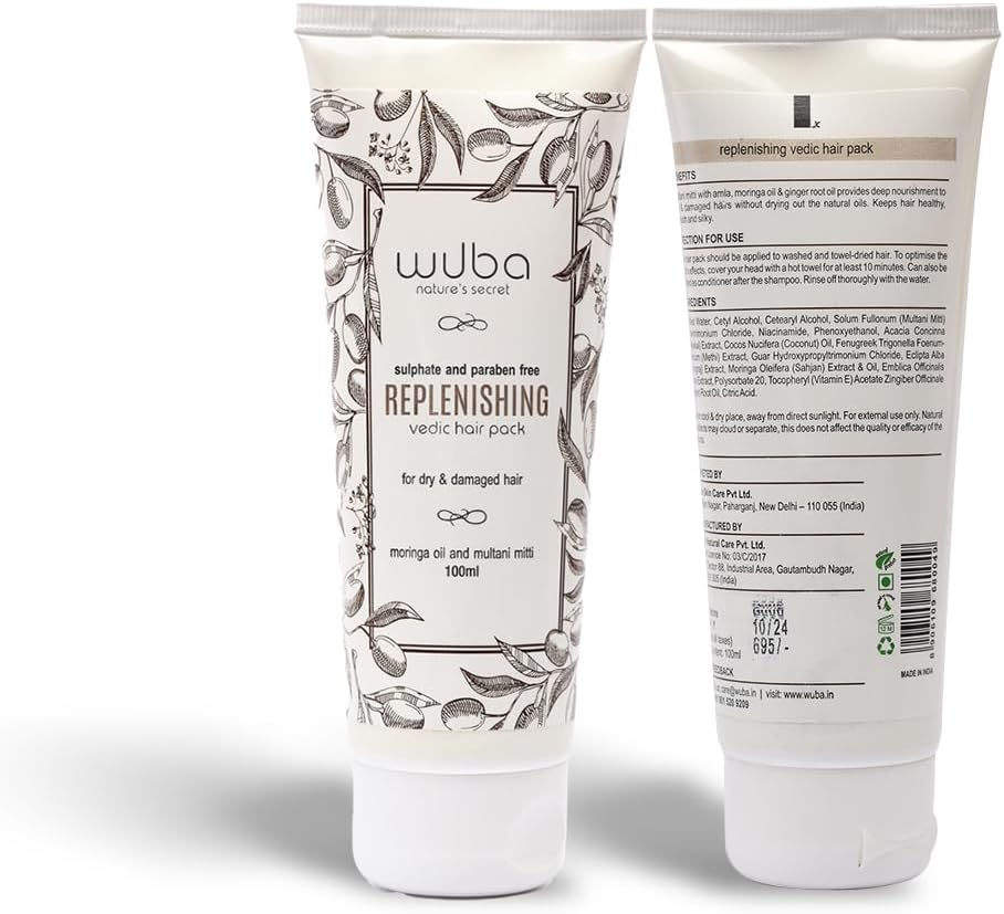 Wuba Nature'S Secret Natural Replenishing Hair Growth Mask, 100 Ml (Pack of 2) image number 4