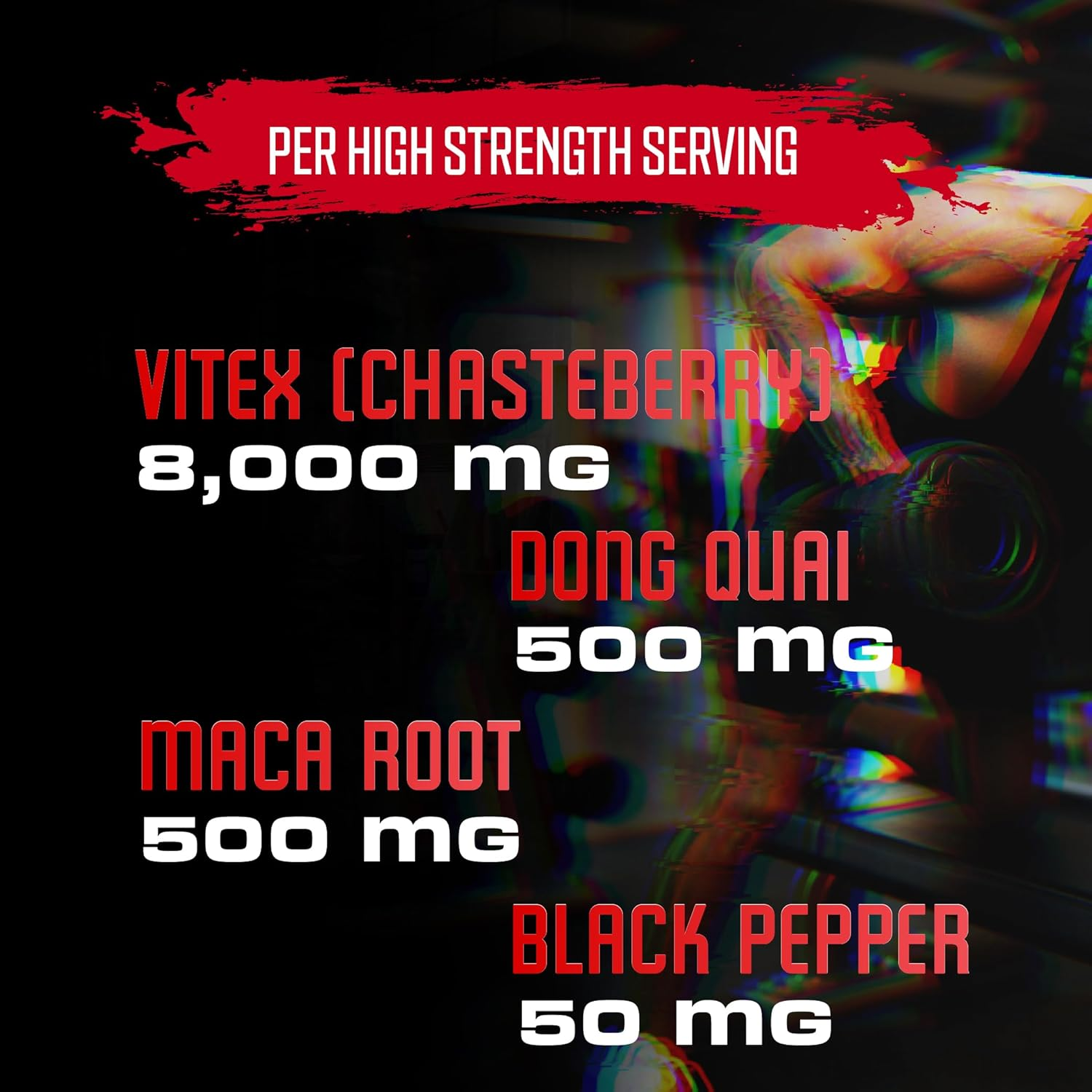 9050Mg Vitex Supplement for Women - Menopause Support, Energy Production, Skin & Women'S Health - Dong Quai, Maca & Black Pepper - 3-Month Supply image number 1