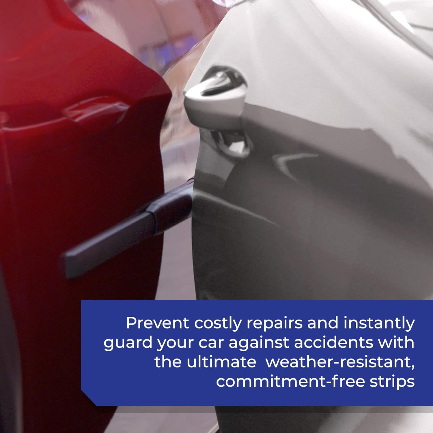 Dent Prevent Removable Magnetic Car Door Protector, 2-Pack Door Ding Protector for 2 Doors, Extendable to Fit All Car and Truck Doors with High Energy Magnets, Prevents Dents, Scratches and Dings image number 5