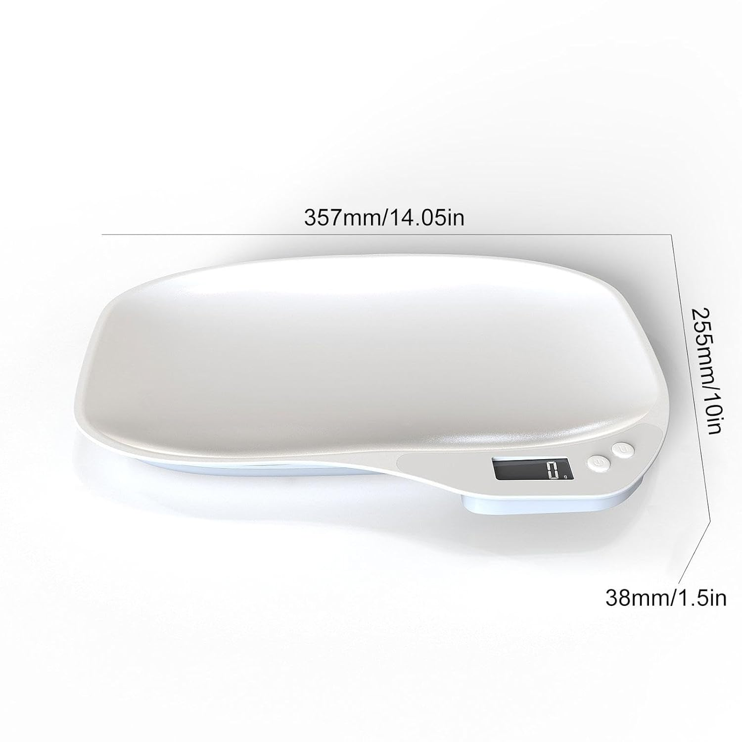 Digital Pet Scale - Accurate Weight Scale Small Animal LCD Scale | Electronic Scale with Height Tray for Puppy Cat Hedgehog Hamster Home Pet Shelter image number 2