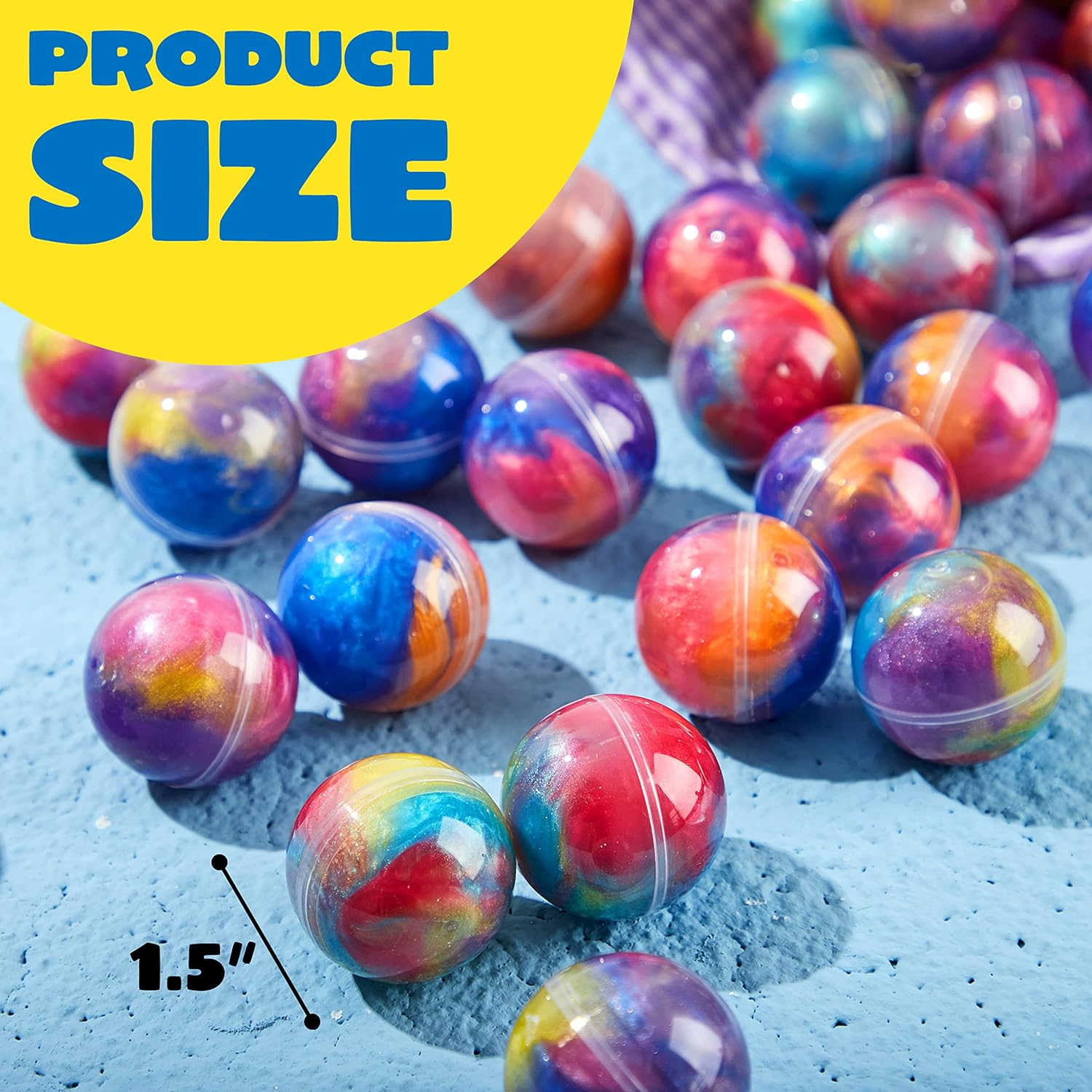 JOYIN Slime Ball Party Favors - 24 Pack Stretchy, Non-Sticky, Mess-Free Slime for Stress Relief - Safe for Girls and Boys - Classroom Rewards and Christmas Party Supplies image number 4