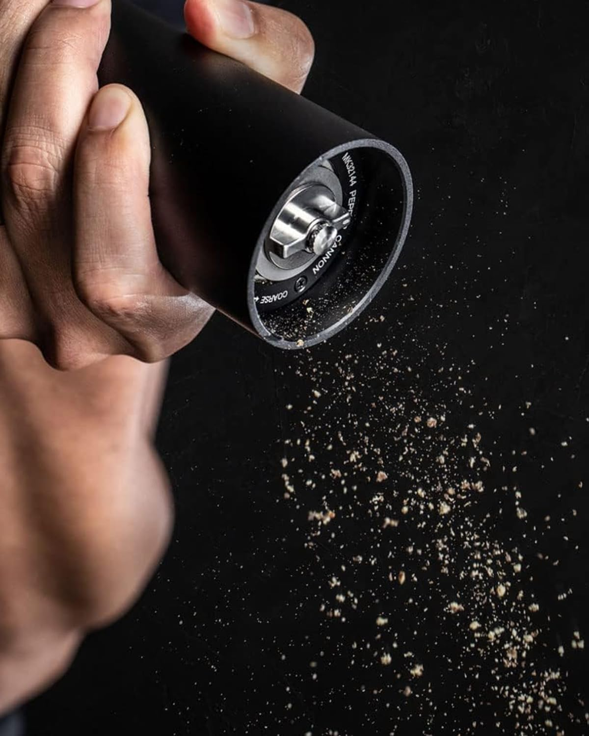 MANNKITCHEN Pepper Cannon - Professional Grade Pepper Grinder - High Output Pepper Mill, Excellent Choice for Gifting image number 4