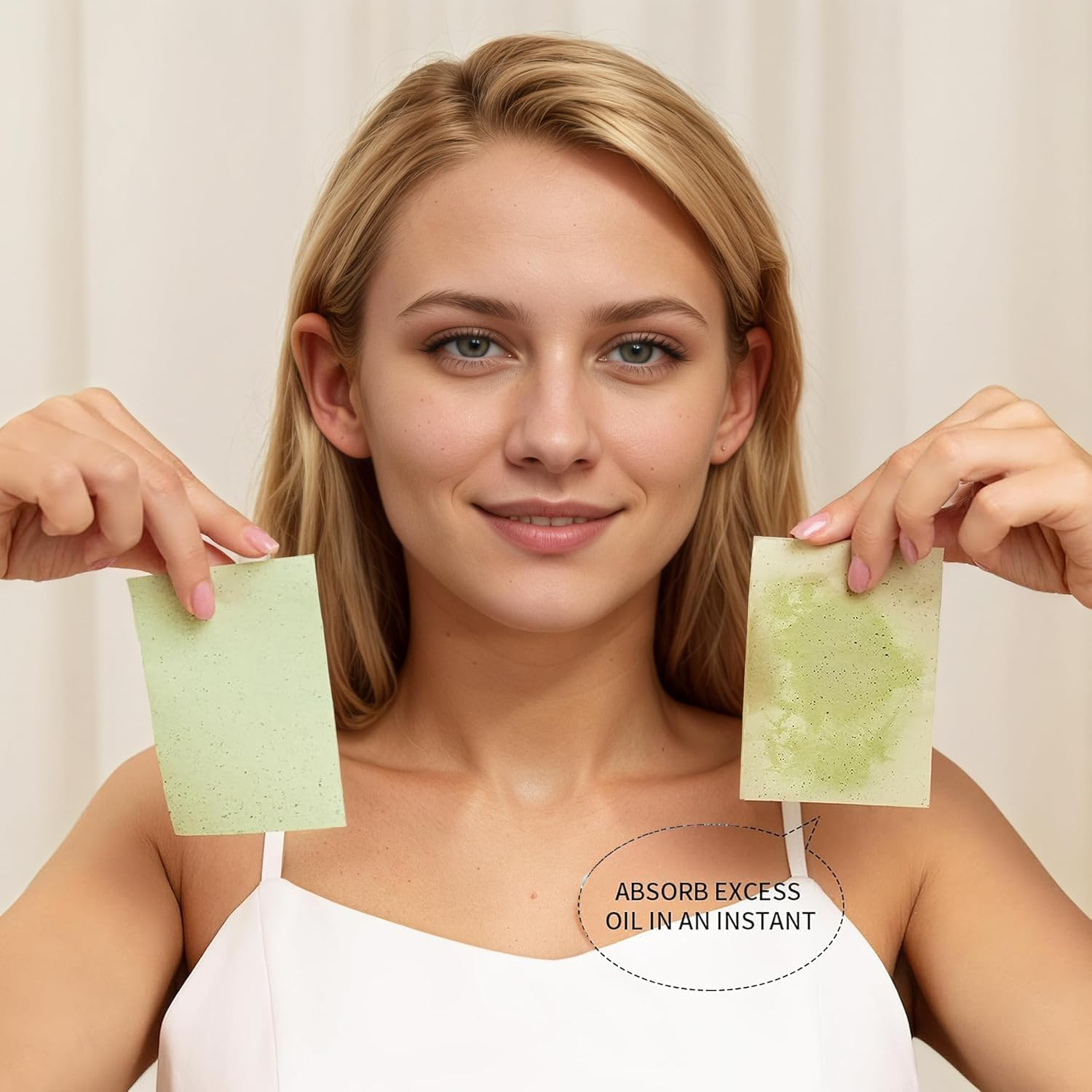 700Pcs Oil Absorbing Facial Sheets,Oil Blotting Paper Sheets Blotting Paper Oily Skin Portable Blotting Papers for Face & Nose, Blotting Sheets for Oily Skin to Instantly Absorb & Remove Excess Oil image number 3