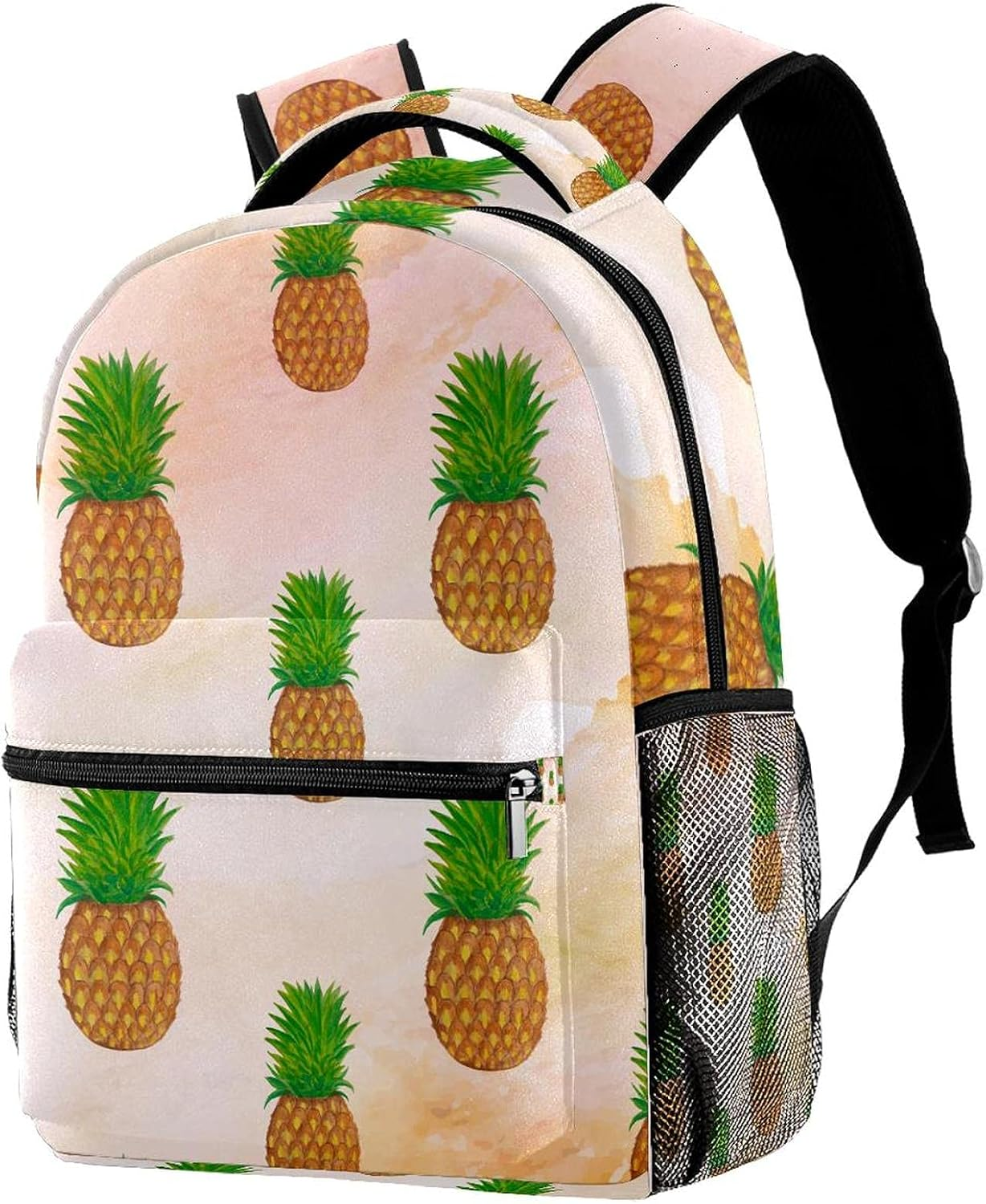 Creative Pineapple Backpack Students Shoulder Bags Travel Bag College School Tote Backpacks image number 1