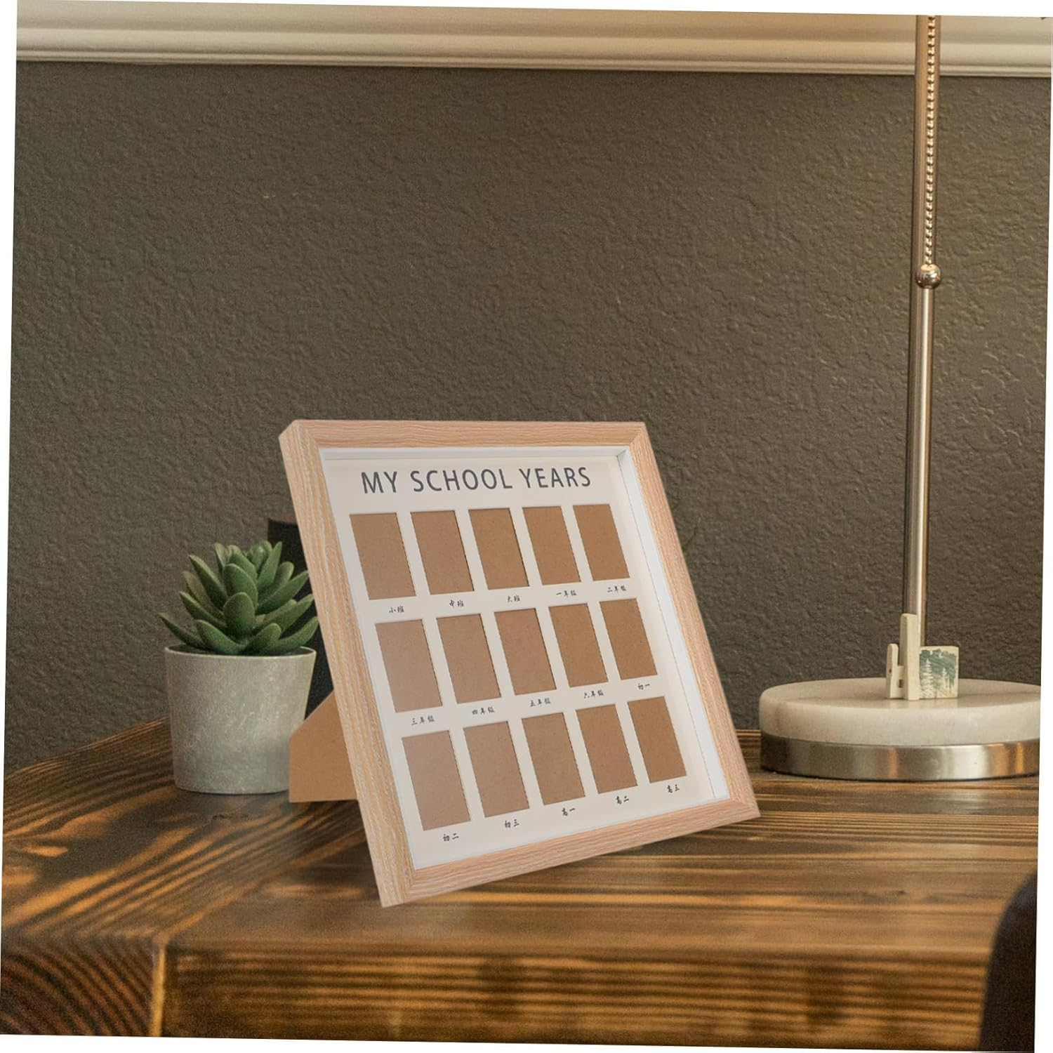 Toyvian School Years Photo Frame Commemorative Boys and Girls Growth Record Wall-Mounted Decor image number 6