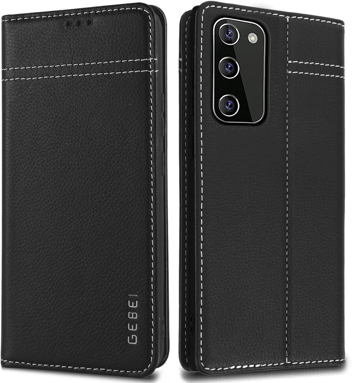 Genuine Leather Case for Samsung Galaxy S25 plus 5G - Premium Leather Case with Stand Function Card Slot Magnetic Closure Flip Case Leather Mobile Phone Case Protective Flip Case - Pink image number 2