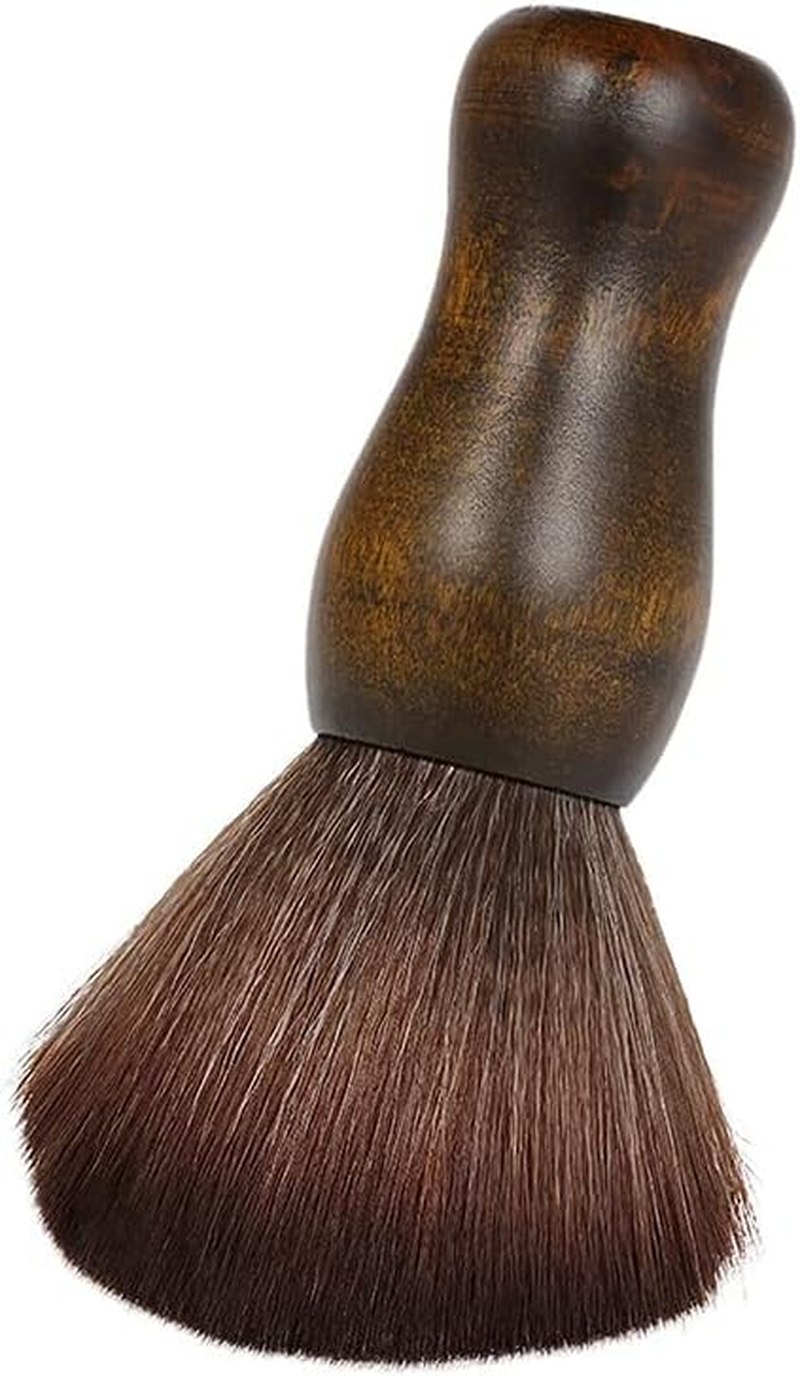 AIMALL Large Neck Brush,Hair Cutting Neck Duster Brush Barber Hair Removal Brush Made of Advanced Wood,Suitable for Any Hairdressing Shop or Salon - Easy-Grip, Stand-Up Design image number 5