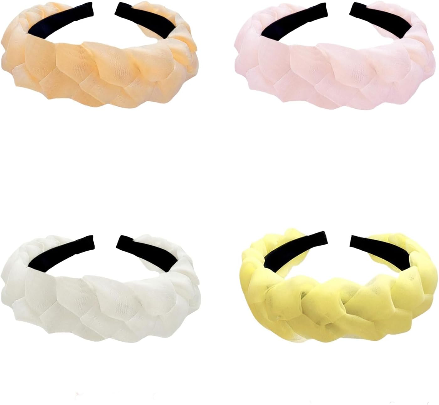 Women'S Headband, Mesh Hair Bands, Bridal Headband, Retro Hair Band, Hair Accessories, Hair Band for Weddings, Parties, Women and Girls, Wedding Hairstyles, Accessories, Black B image number 1