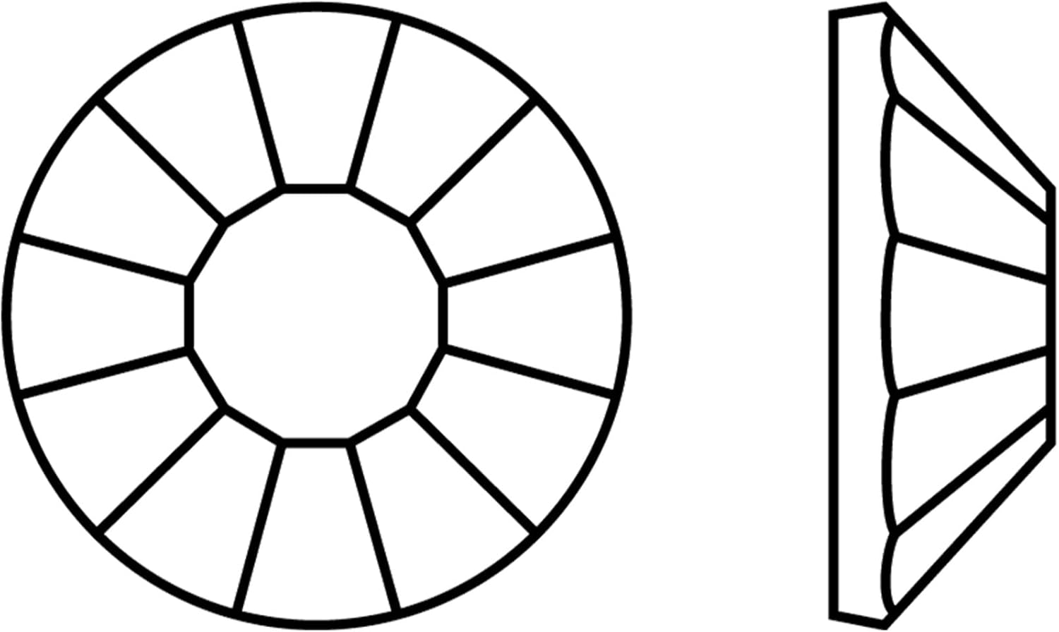 Aurora Crystal Round-Flat Back Air Blue Opal image number 2