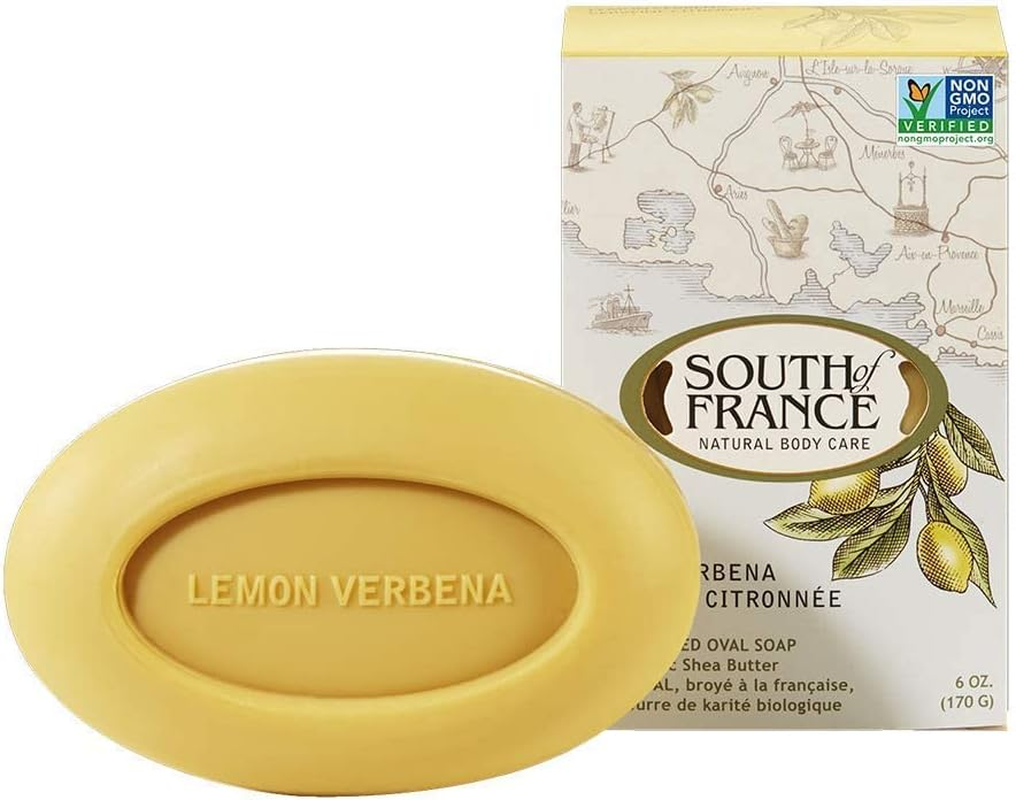 Healthiest Bars South of France Bar Soap - 6 Fragrance Variety Bundle, 6 Ounce Bars in Box image number 6