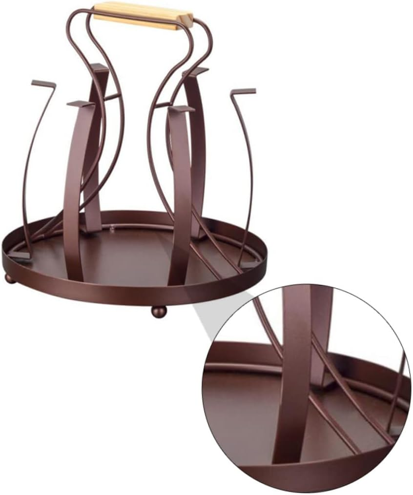 Zerodeko Mug Rack Cup Organizer Metal Design Capacity Rust-Resistant Kitchen Storage image number 2