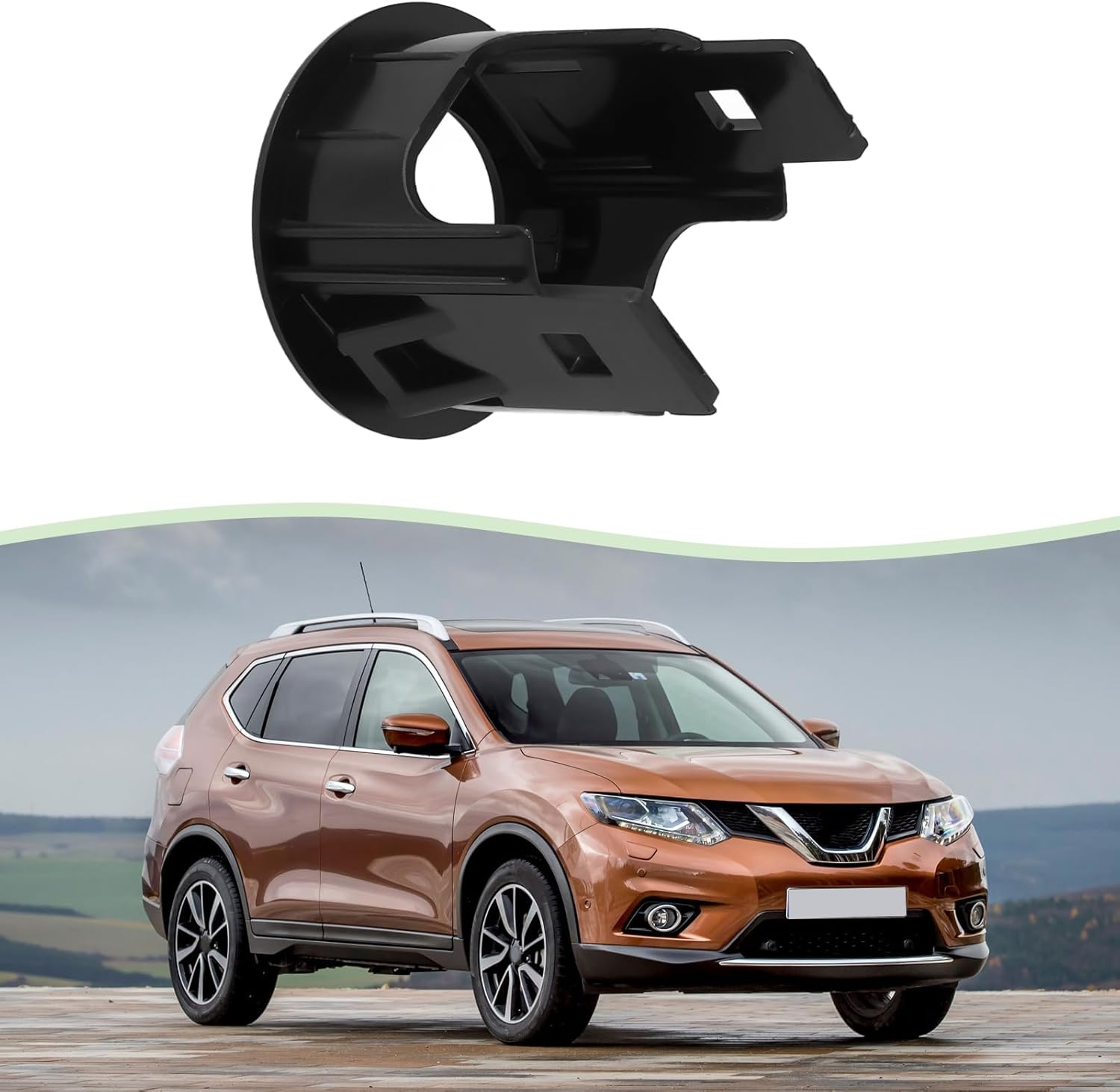 Be in Your Mind 2Pcs Parking Sensor Retainer Bracket Holder PDC Holder Replacement Part 228533 4JAOA Compatible with Nissan X Trail T32 Black image number 5